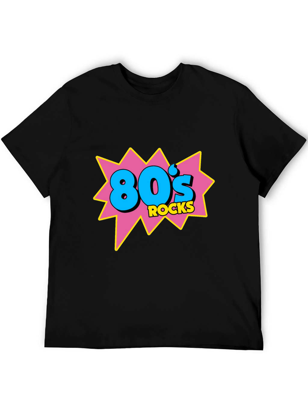 80s Rocks Graphic Tee - Retro Style