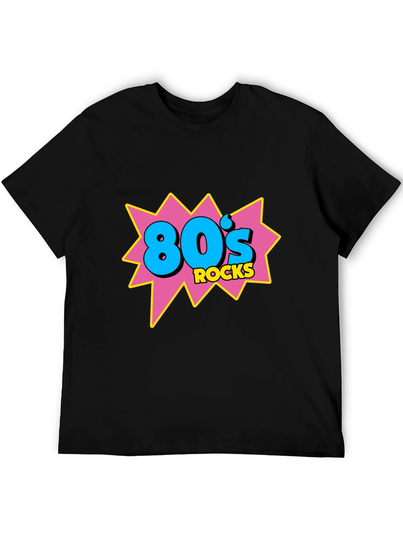 80s Rocks Graphic Tee - Retro Style