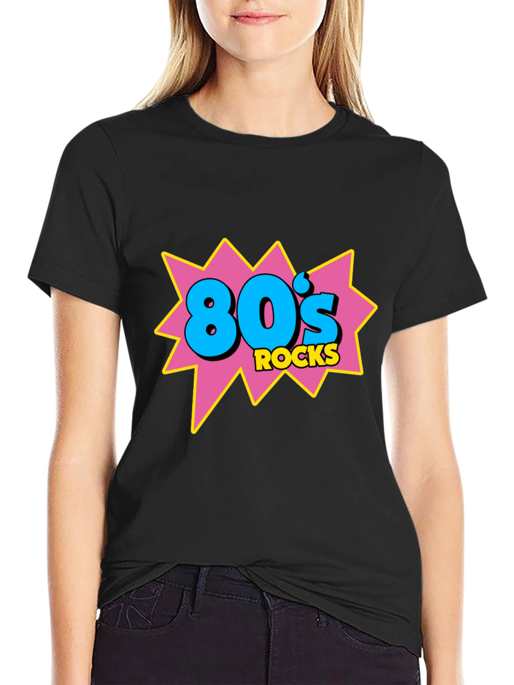 80s Rocks Graphic Tee - Retro Style