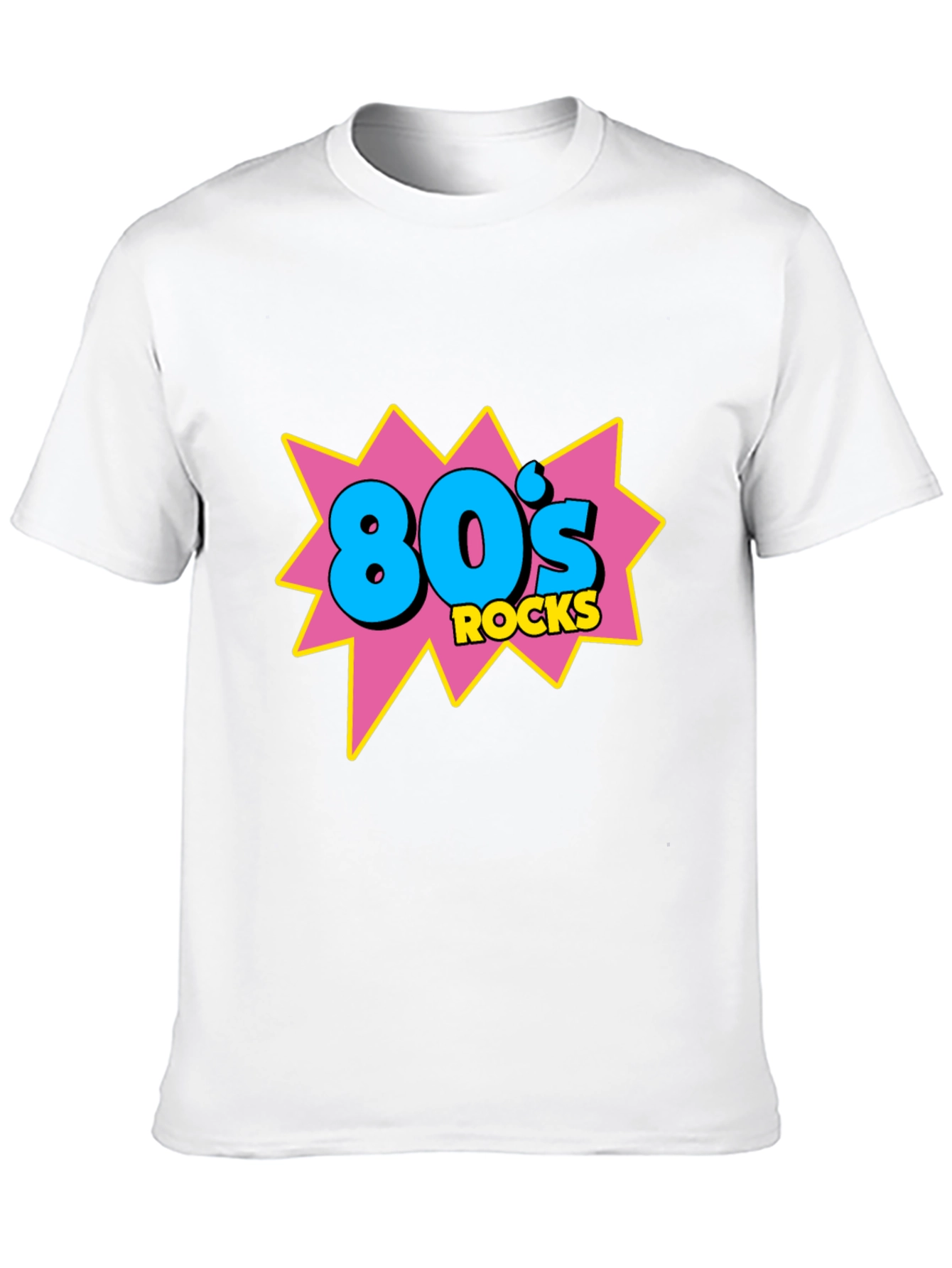 80s Rocks Graphic Tee - Retro Style