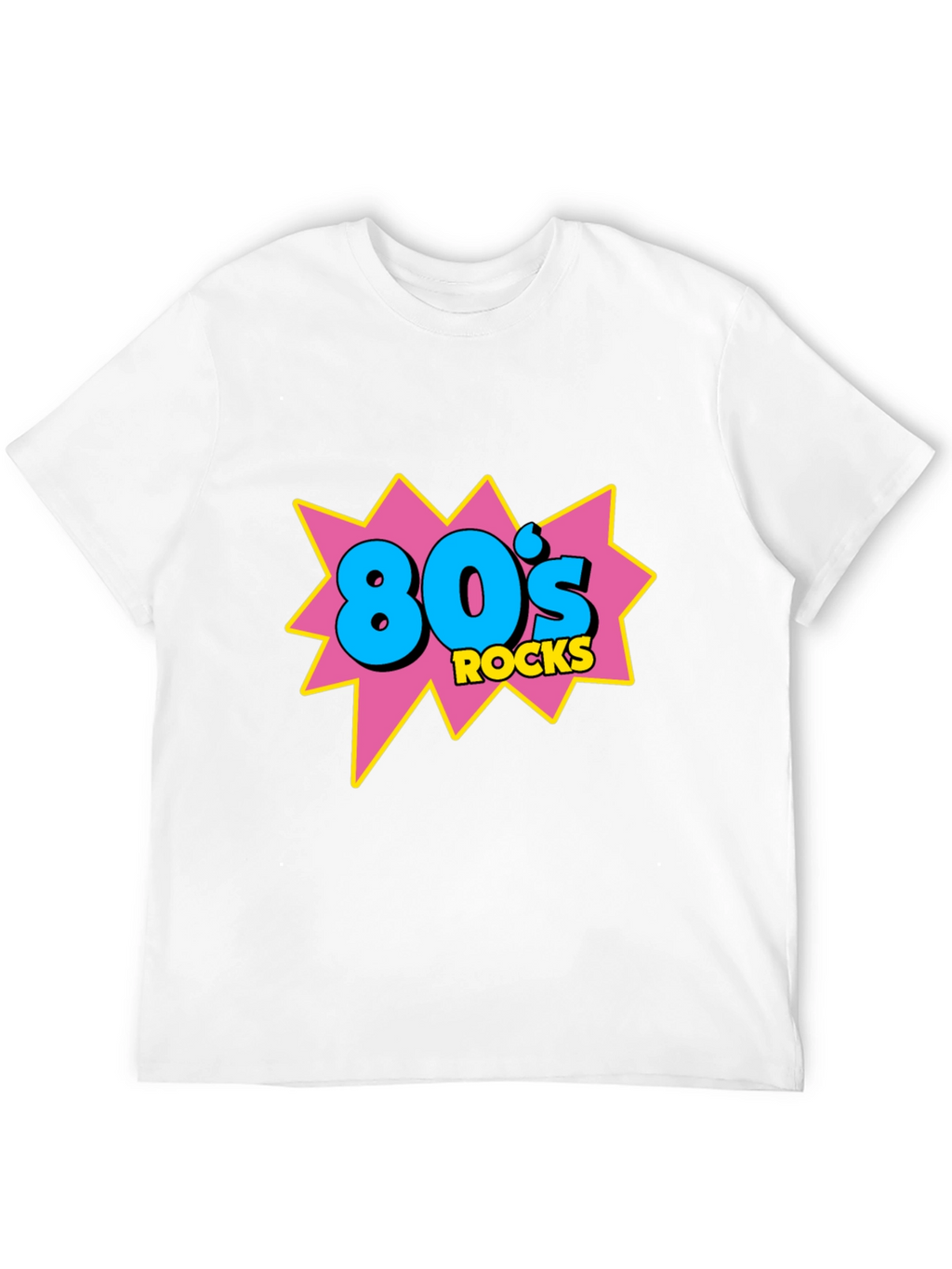 80s Rocks Graphic Tee - Retro Style