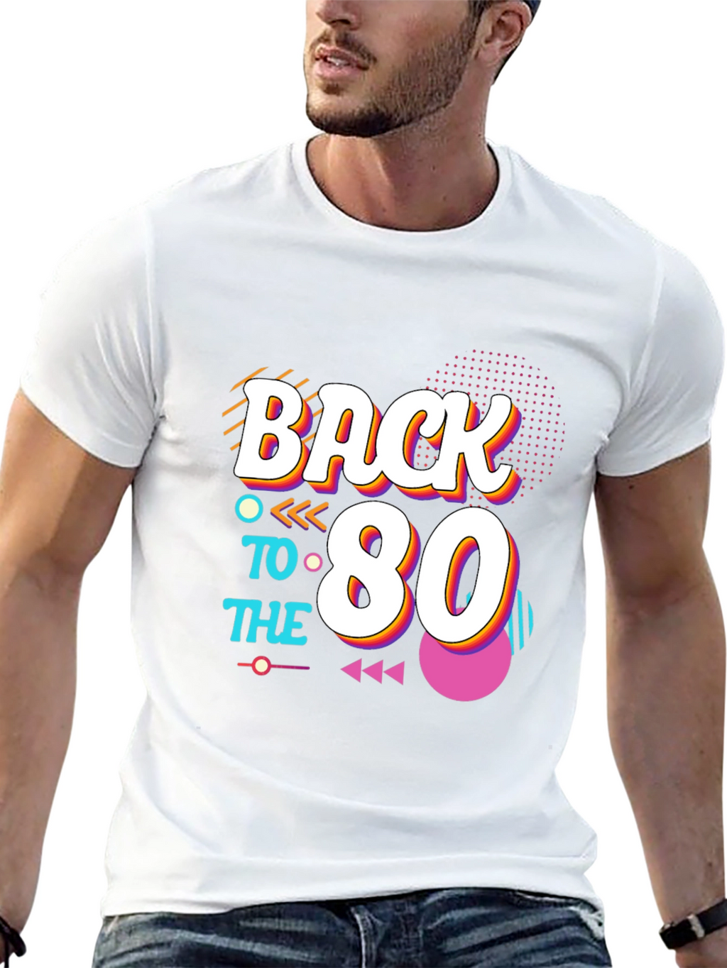 Back to the 80s Retro Graphic Tee