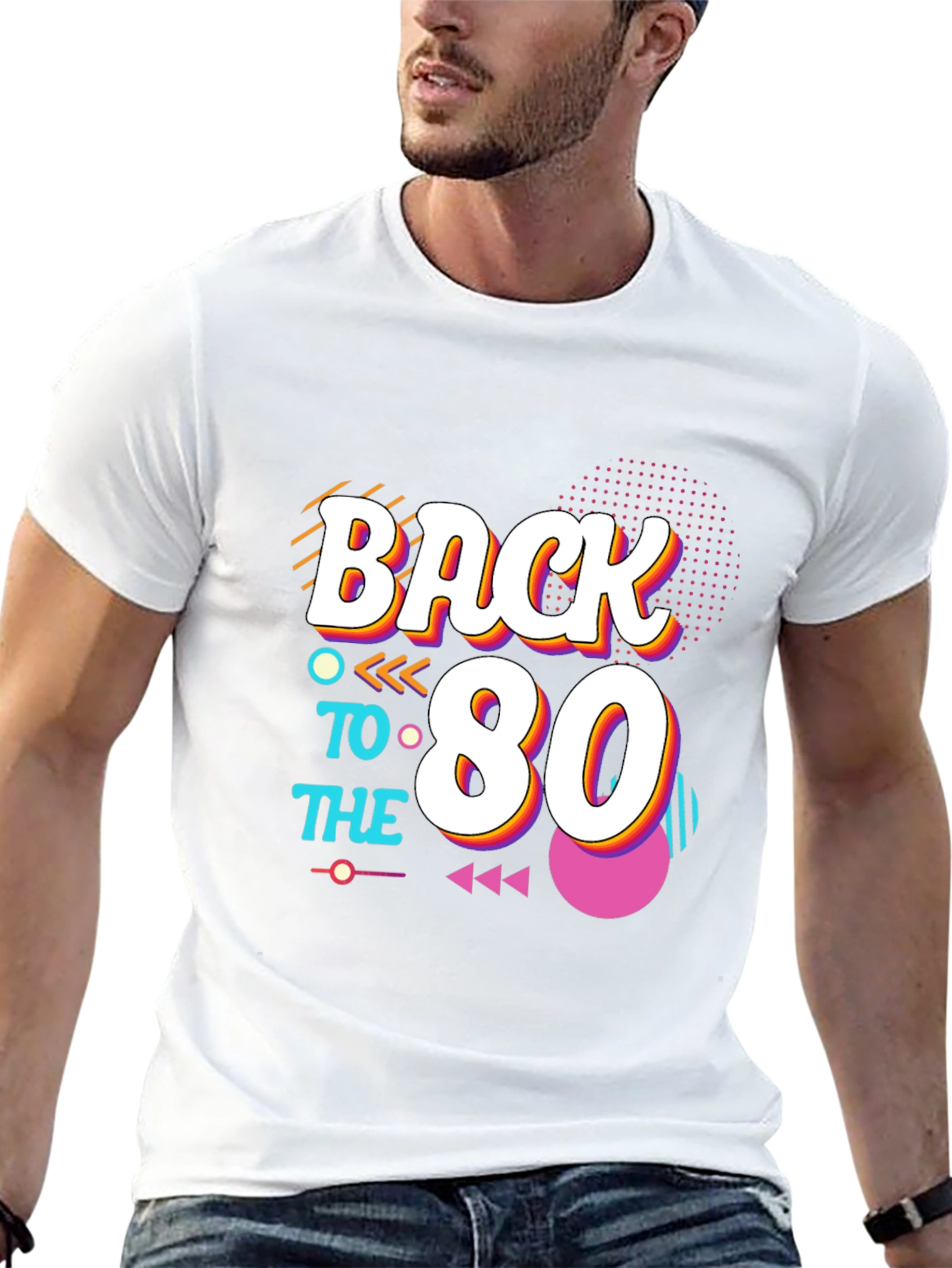 Back to the 80s Retro Graphic Tee