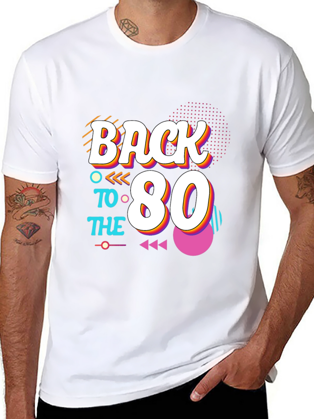 Back to the 80s Retro Graphic Tee