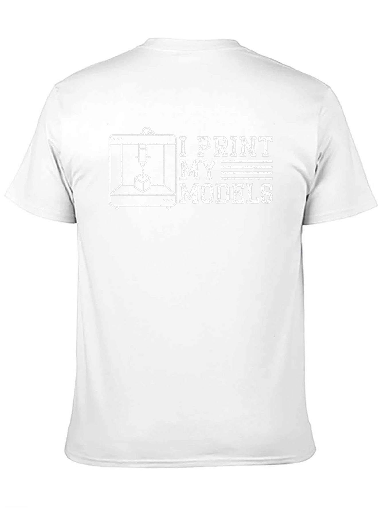 I Print My Models 3D Printer T-Shirt - Black