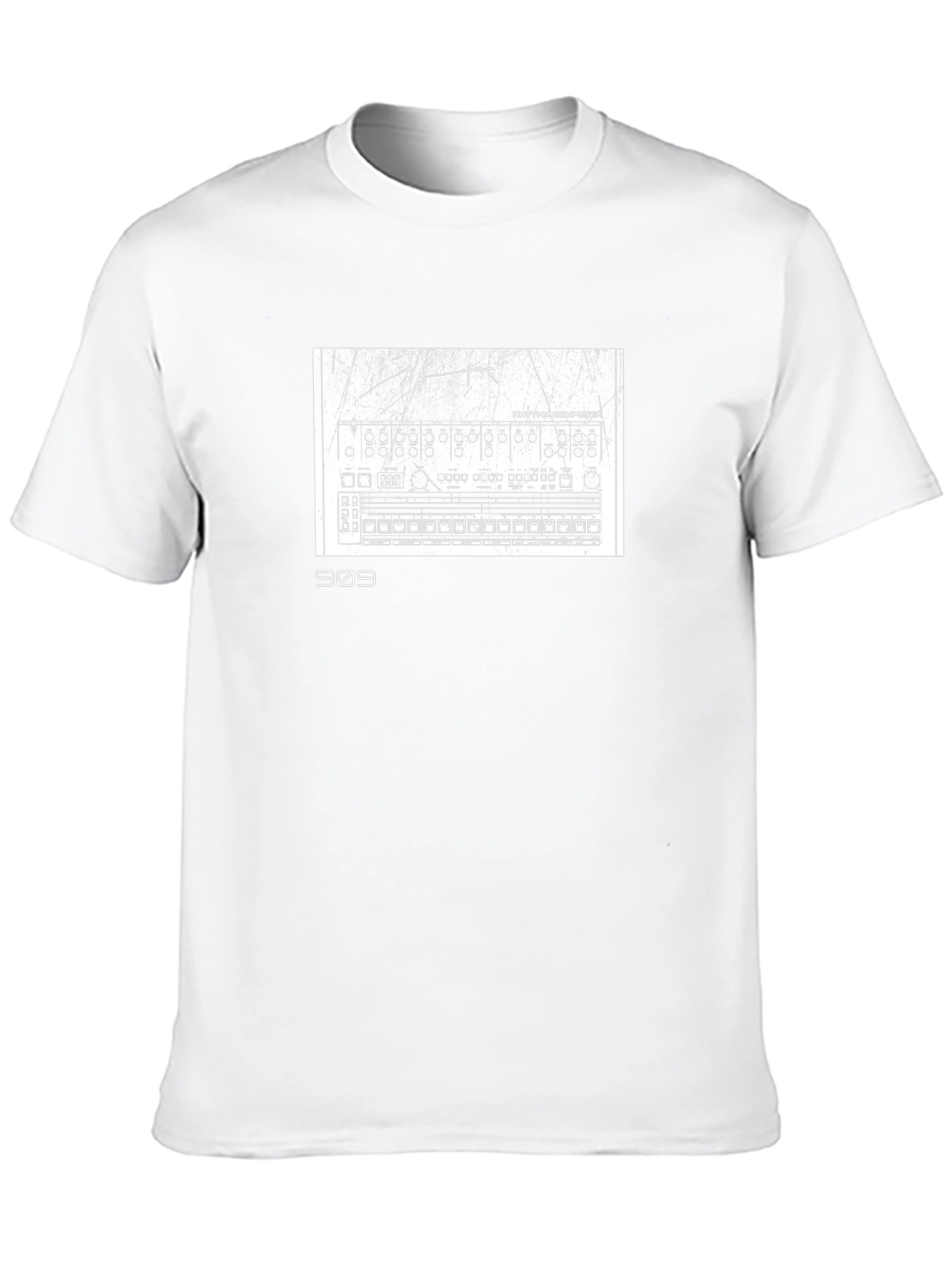 909 Rhythm Composer Black T-Shirt