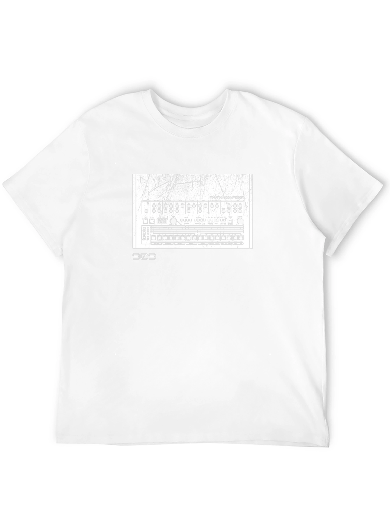 909 Rhythm Composer Black T-Shirt