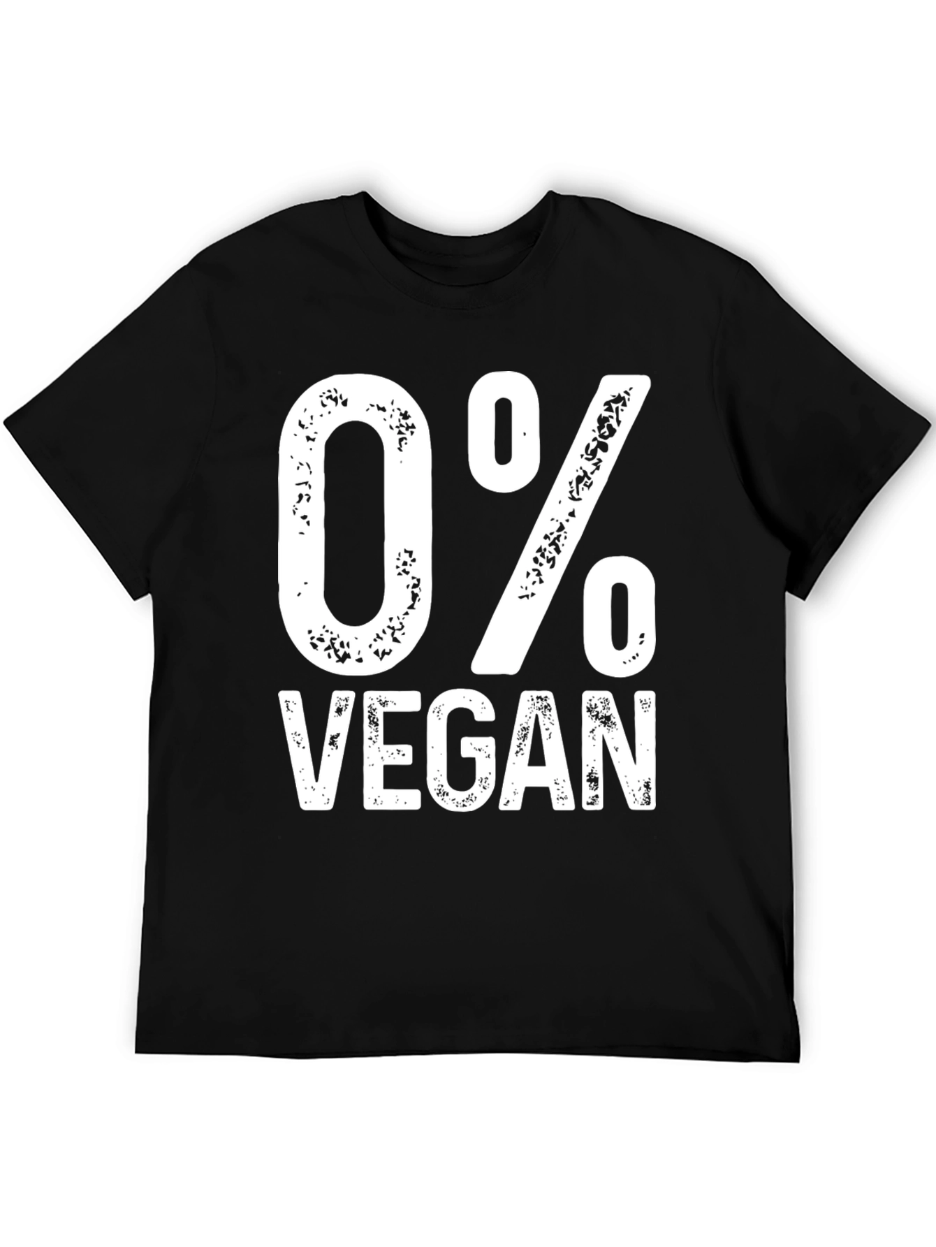 0% Vegan Graphic Tee - Unisex Novelty T-Shirt