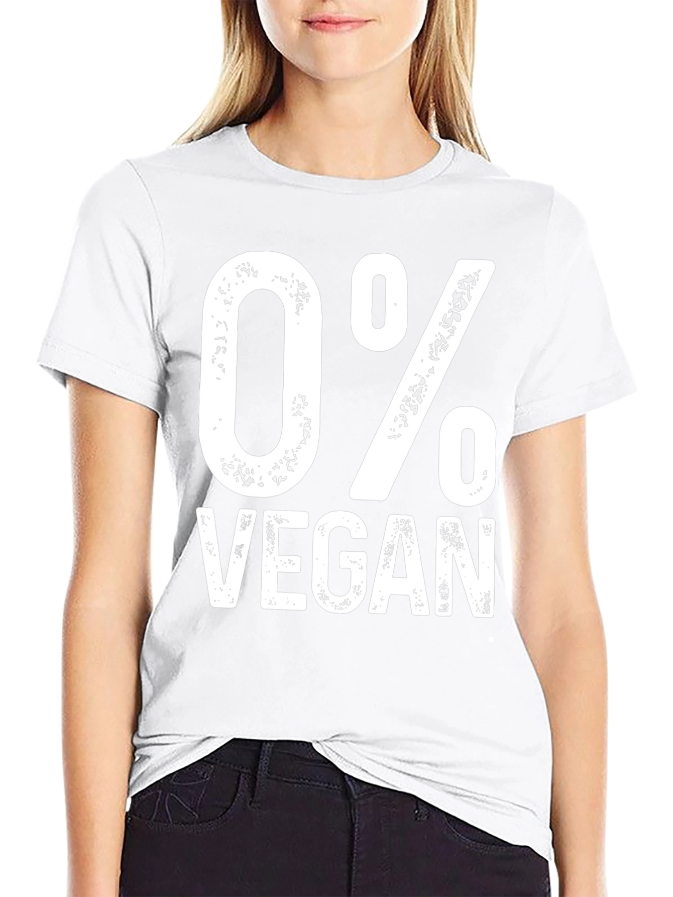 0% Vegan Graphic Tee - Unisex Novelty T-Shirt