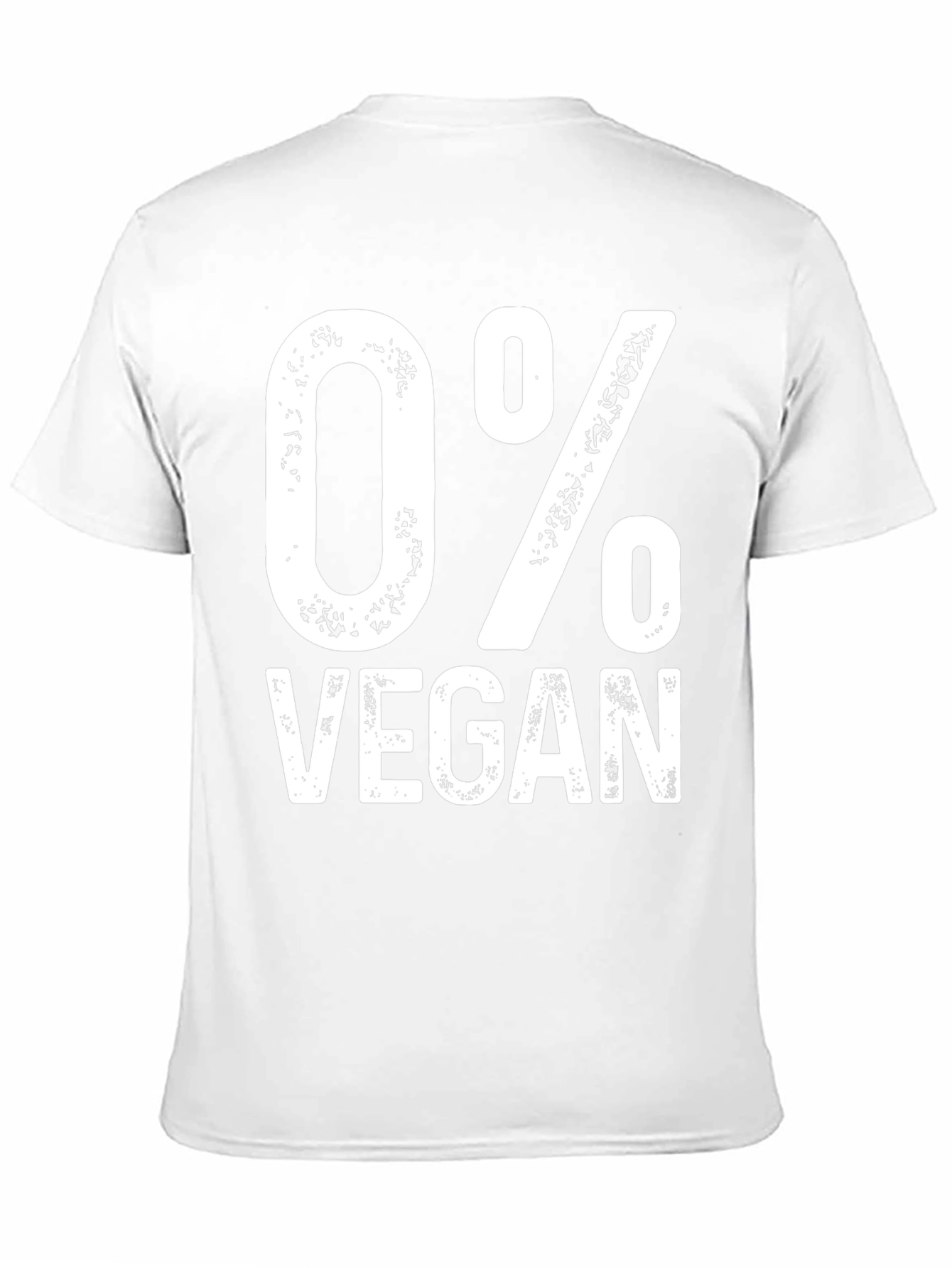 0% Vegan Graphic Tee - Unisex Novelty T-Shirt