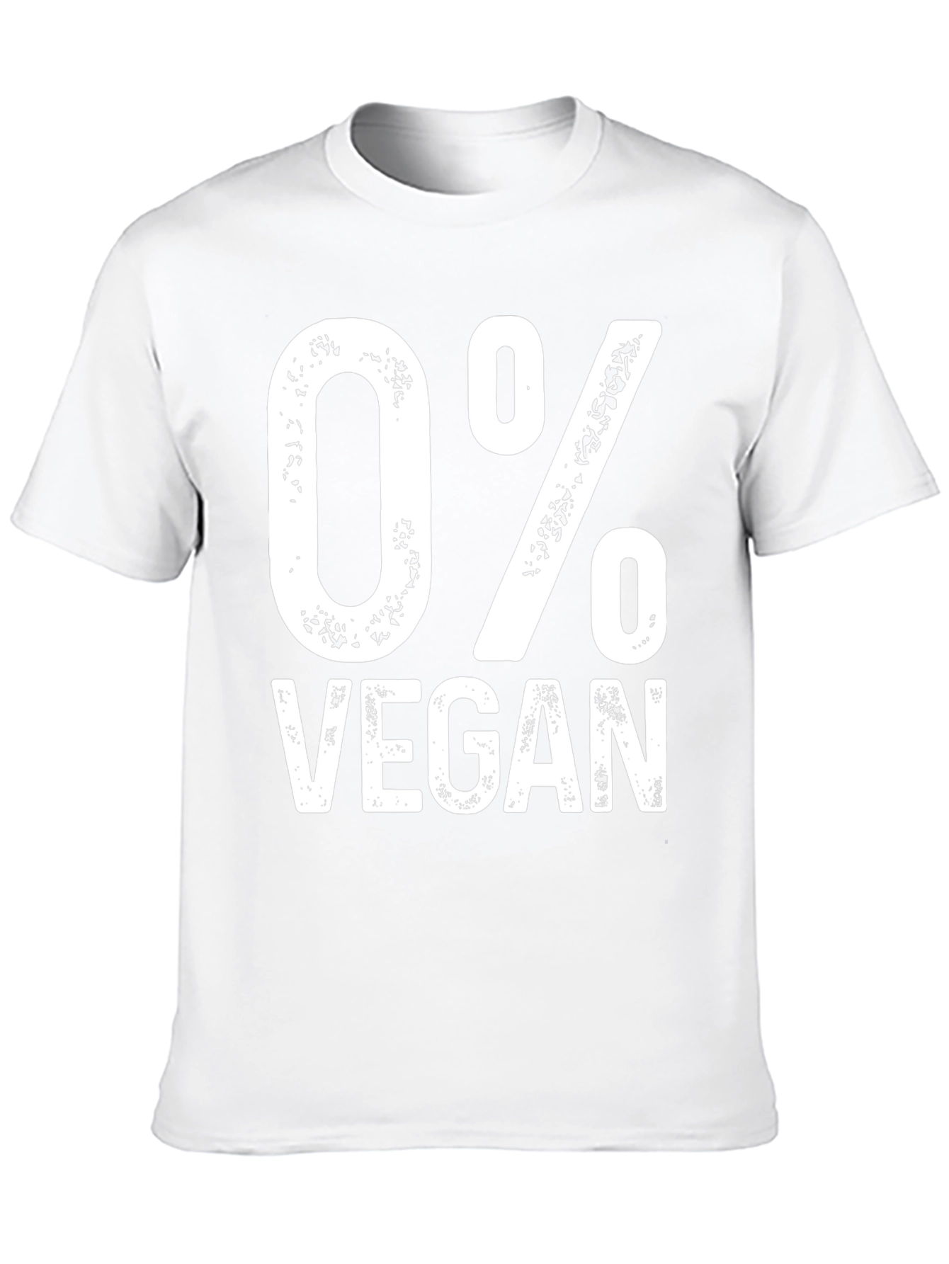 0% Vegan Graphic Tee - Unisex Novelty T-Shirt