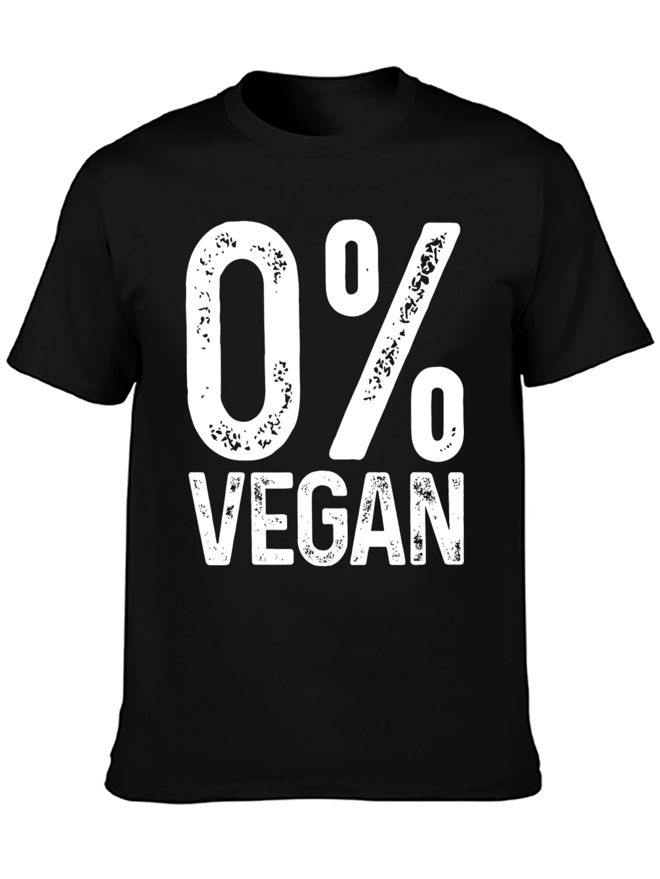 0% Vegan Graphic Tee - Unisex Novelty T-Shirt