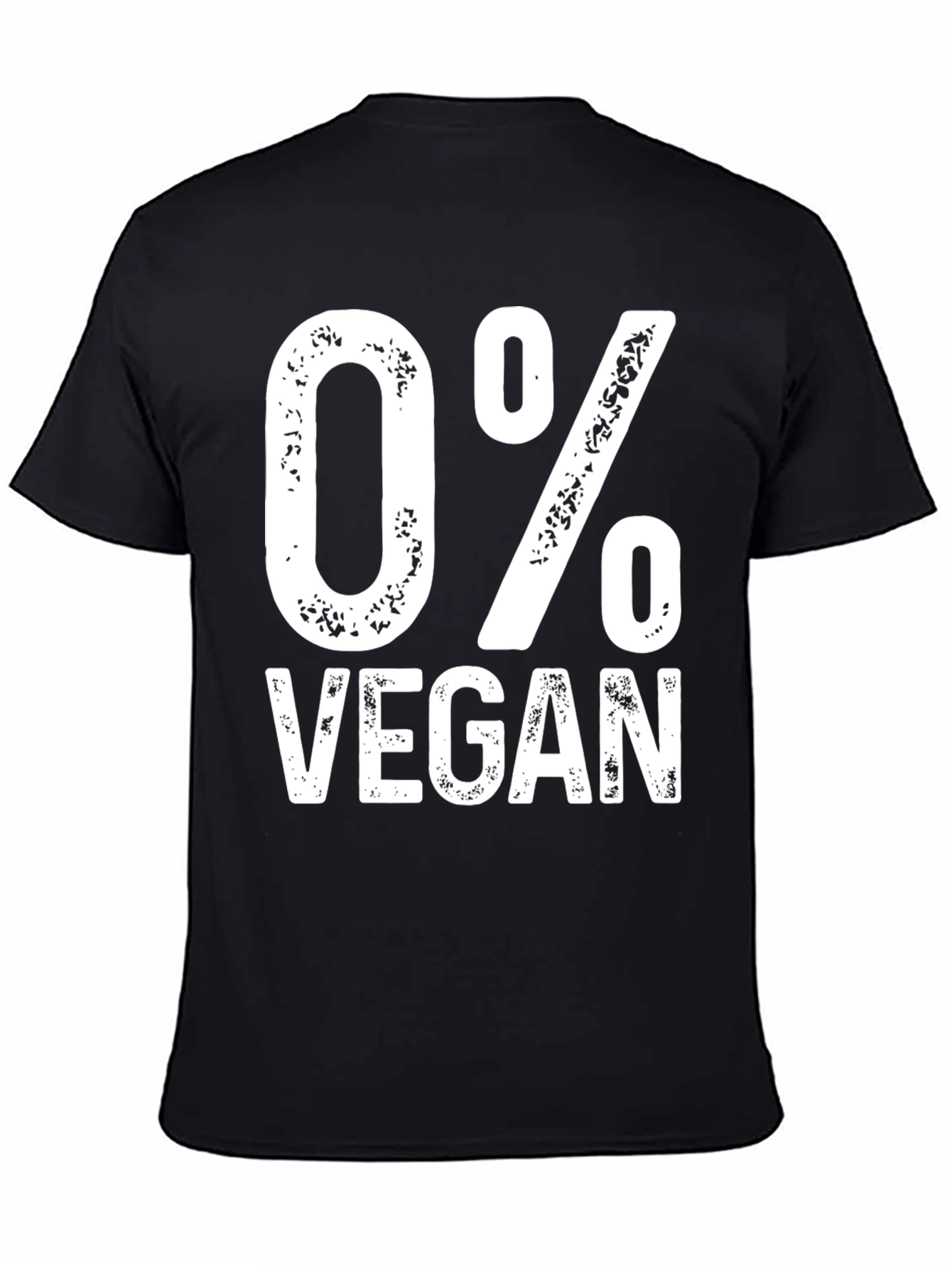 0% Vegan Graphic Tee - Unisex Novelty T-Shirt