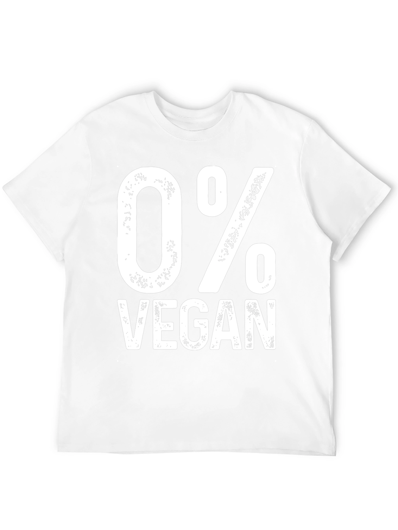 0% Vegan Graphic Tee - Unisex Novelty T-Shirt