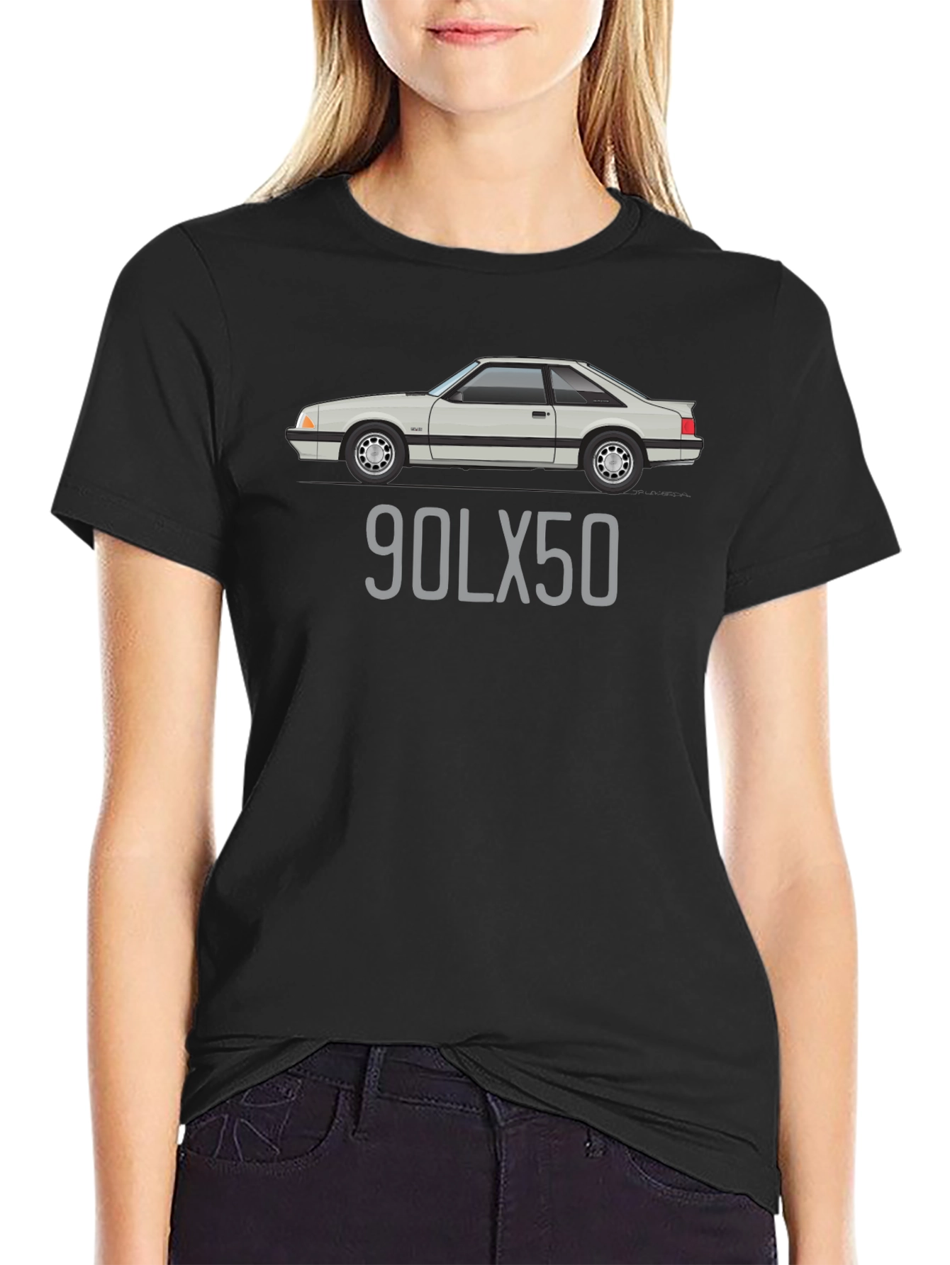 90LX50 Car T-Shirt - Automotive Fan Apparel