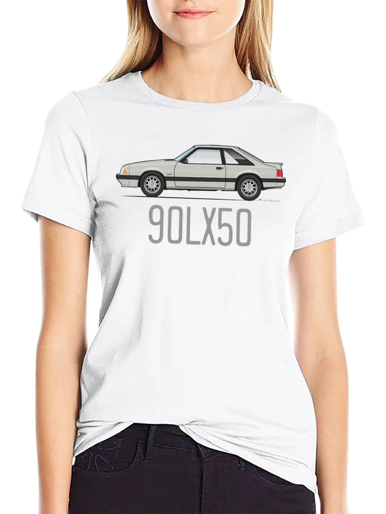 90LX50 Car T-Shirt - Automotive Fan Apparel