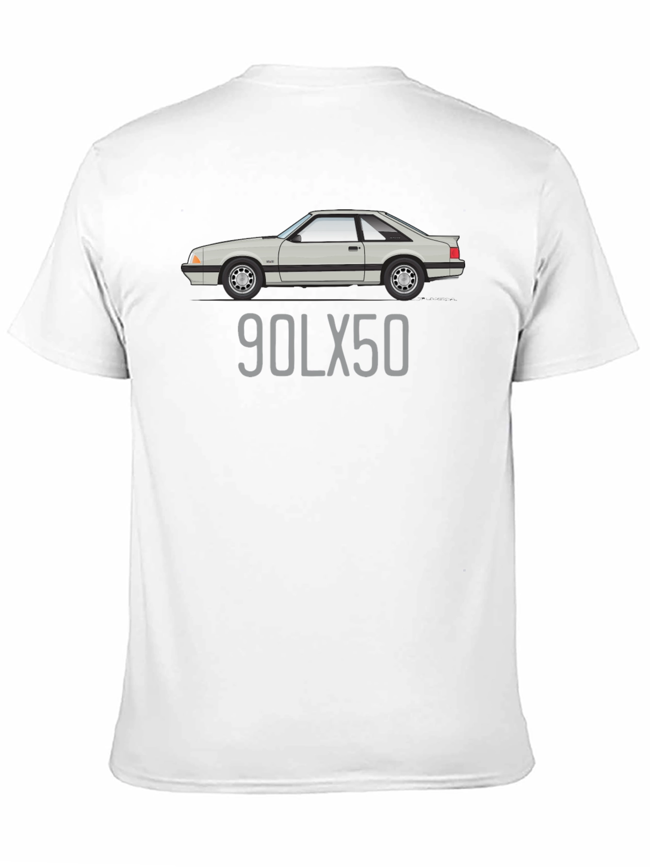 90LX50 Car T-Shirt - Automotive Fan Apparel