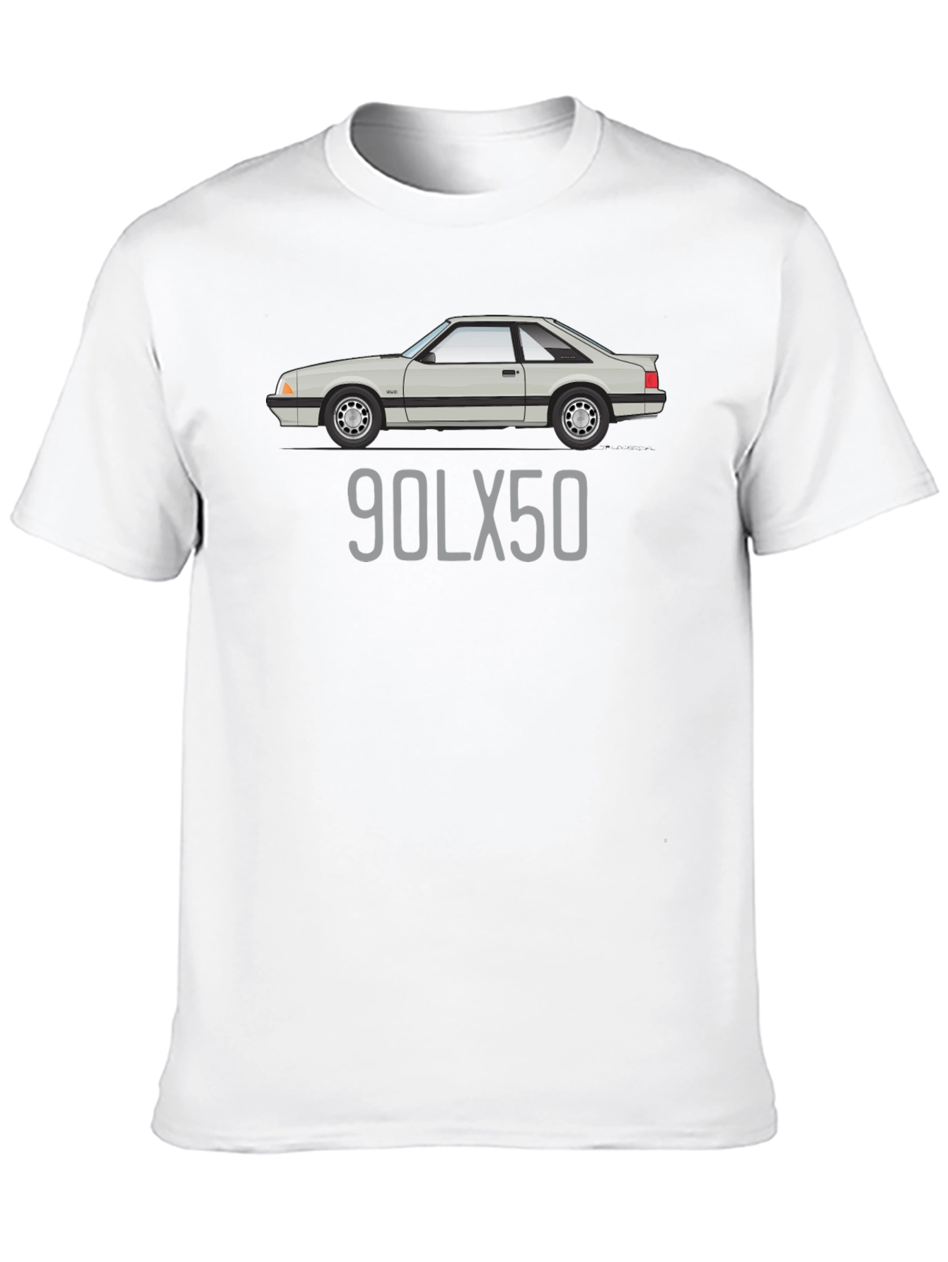 90LX50 Car T-Shirt - Automotive Fan Apparel