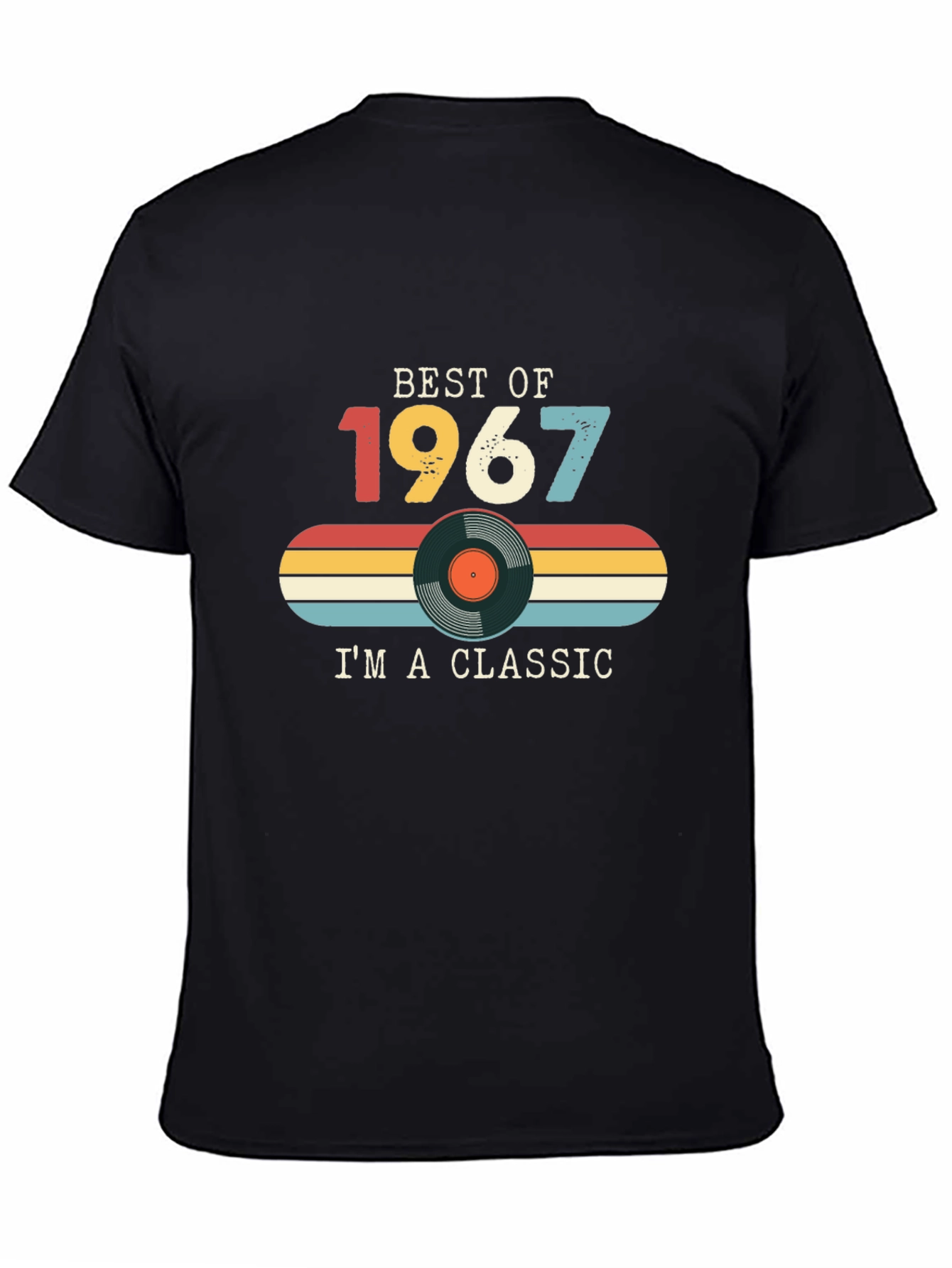 Best of 1967 Classic Vinyl Record Graphic T-Shirt