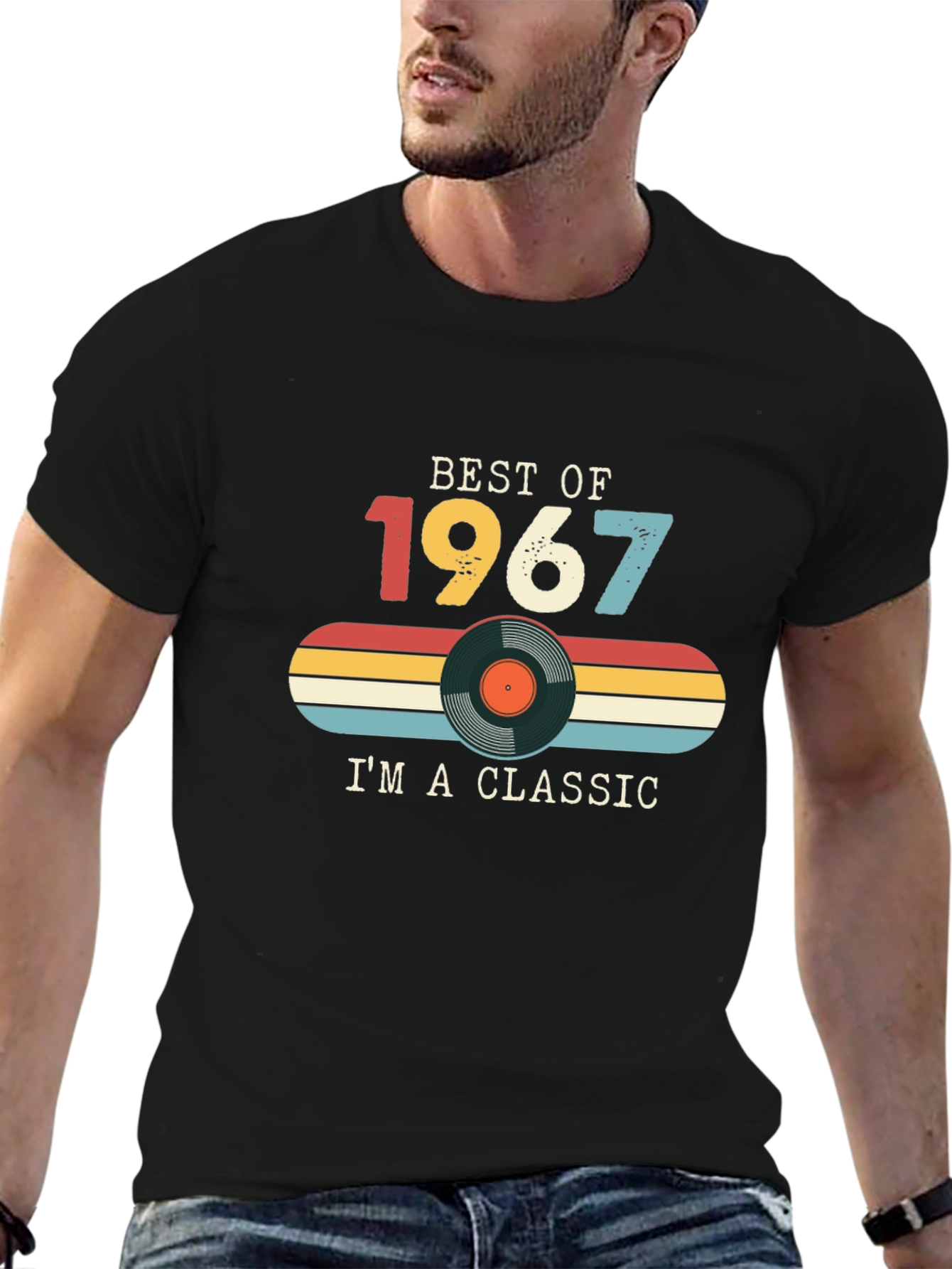 Best of 1967 Classic Vinyl Record Graphic T-Shirt