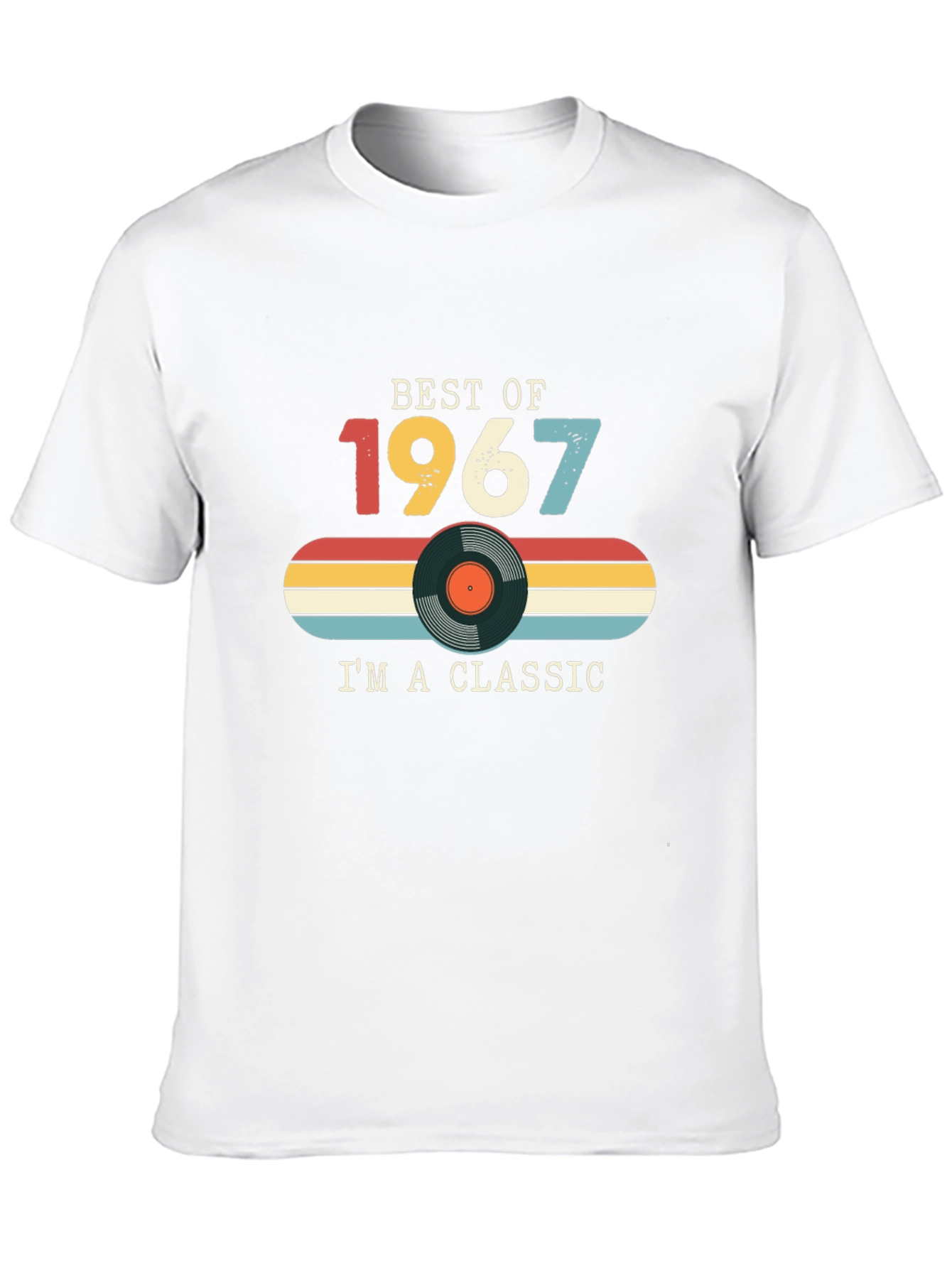 Best of 1967 Classic Vinyl Record Graphic T-Shirt