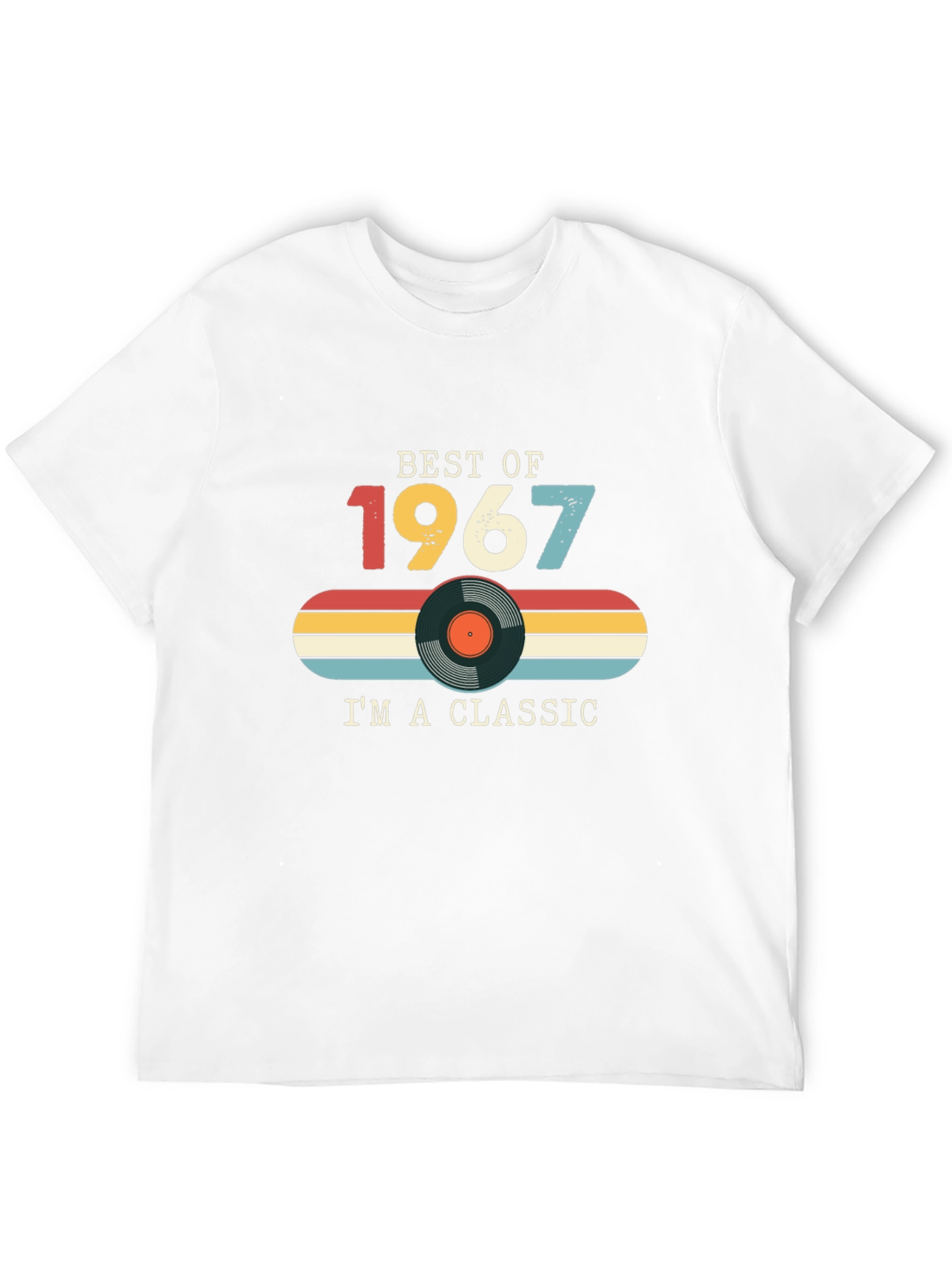 Best of 1967 Classic Vinyl Record Graphic T-Shirt