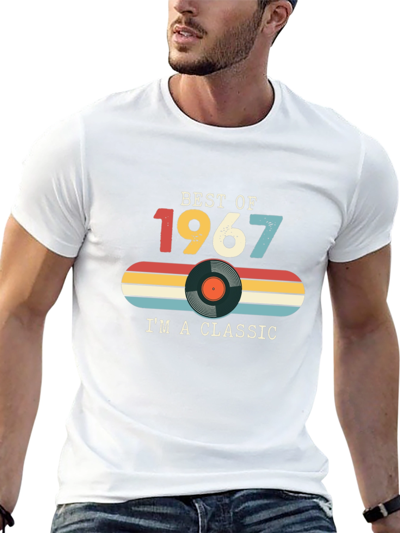 Best of 1967 Classic Vinyl Record Graphic T-Shirt