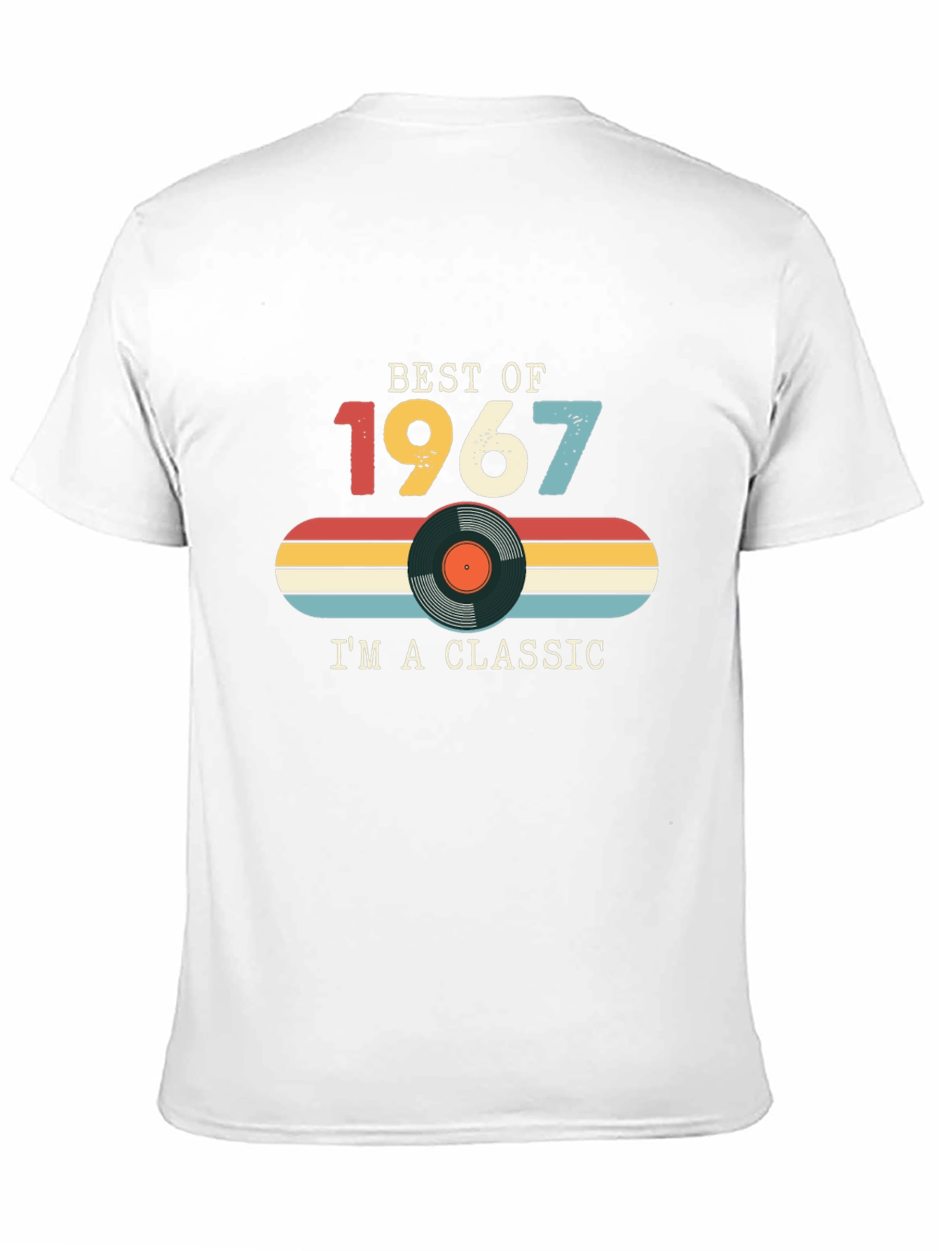 Best of 1967 Classic Vinyl Record Graphic T-Shirt