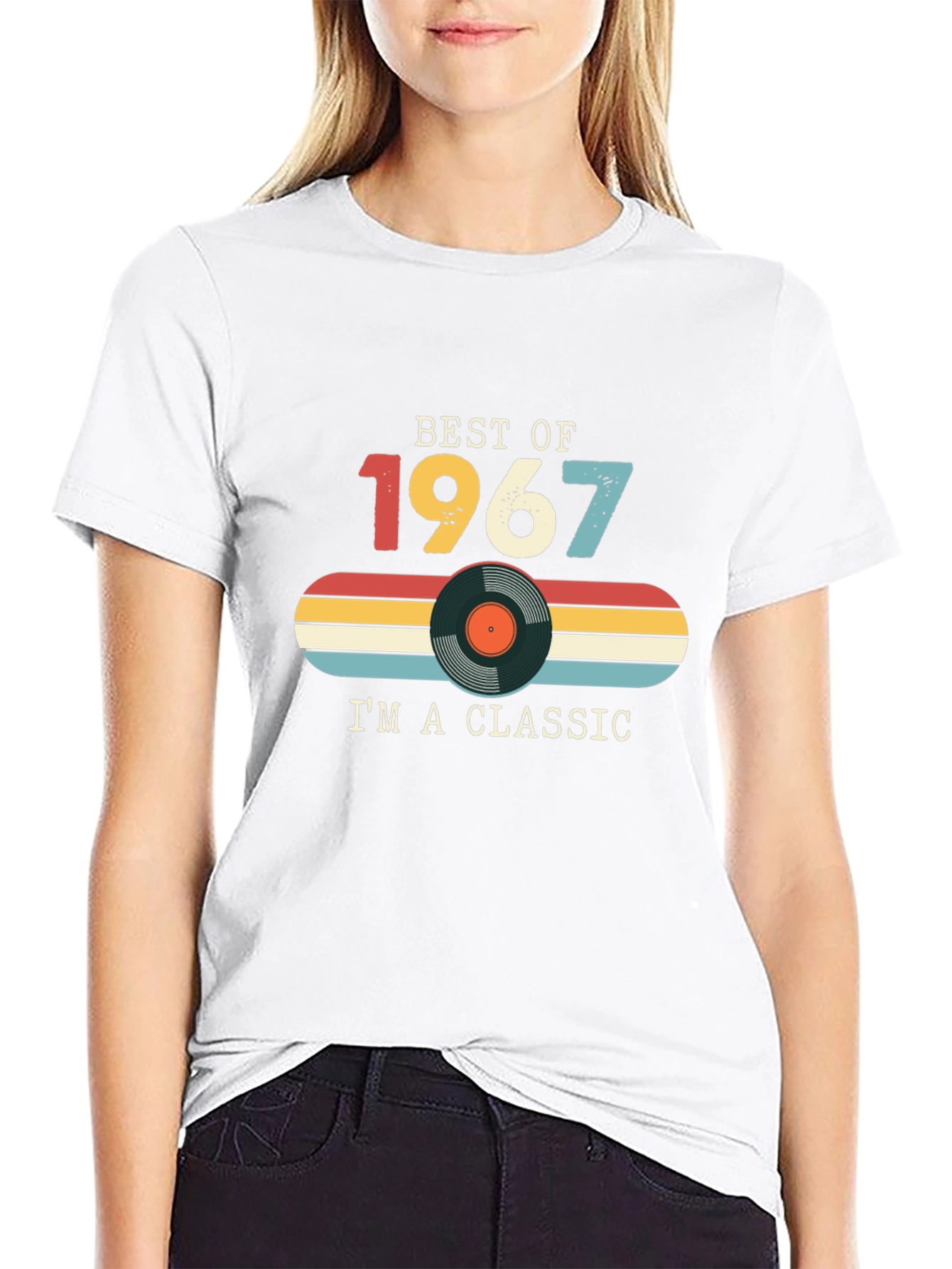 Best of 1967 Classic Vinyl Record Graphic T-Shirt