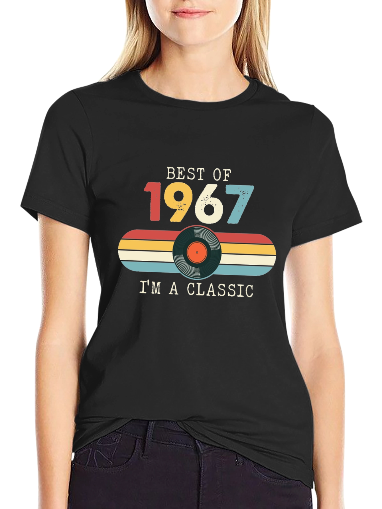 Best of 1967 Classic Vinyl Record Graphic T-Shirt