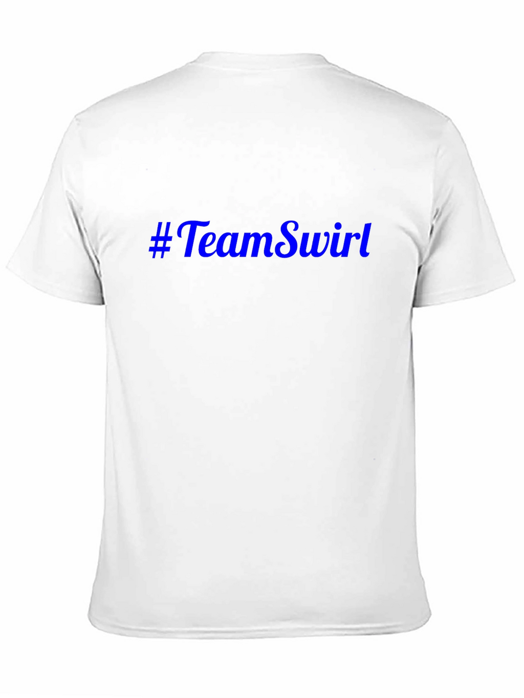 #TeamSwirl Black Cotton T-Shirt