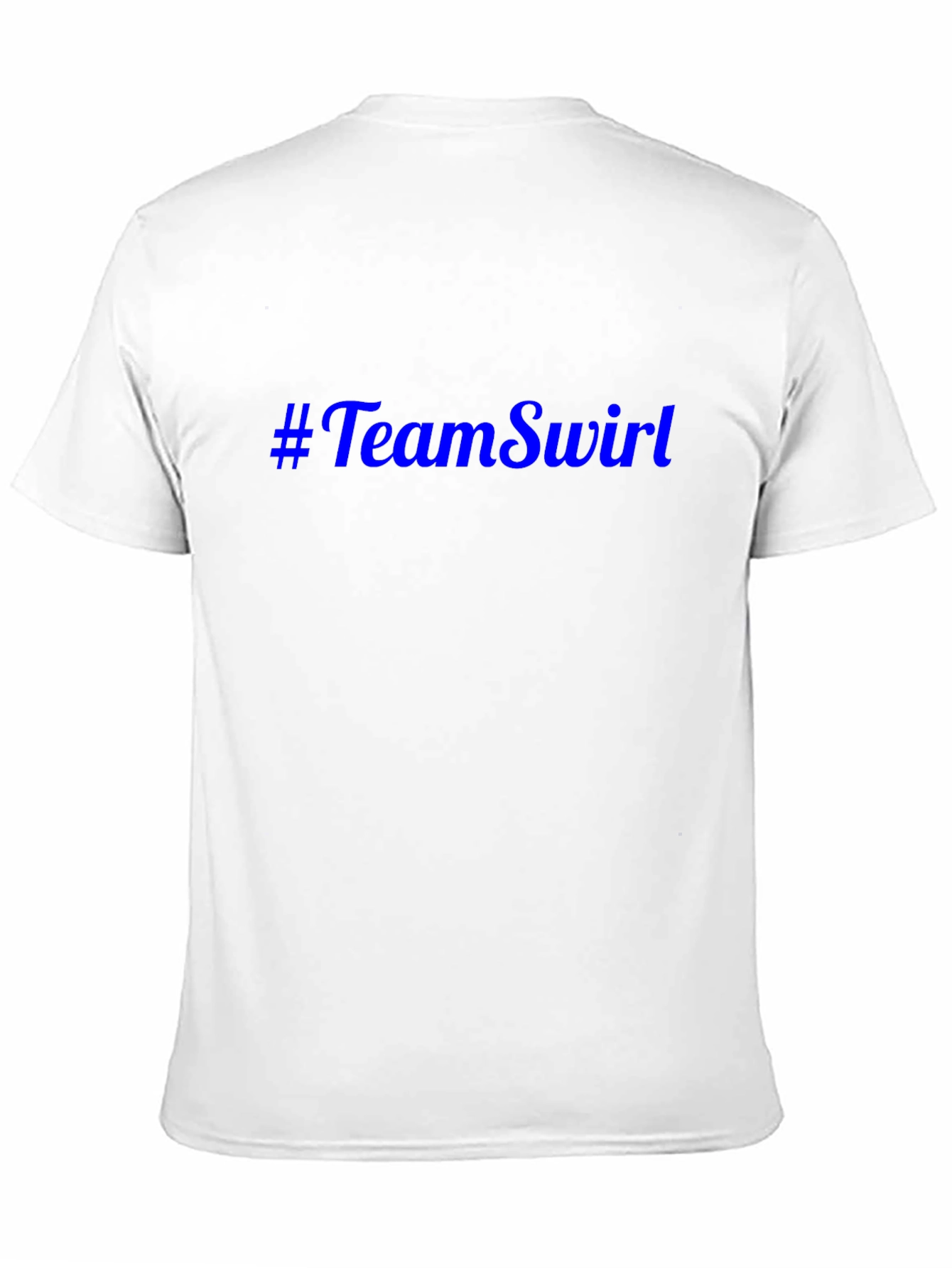 #TeamSwirl Black Cotton T-Shirt