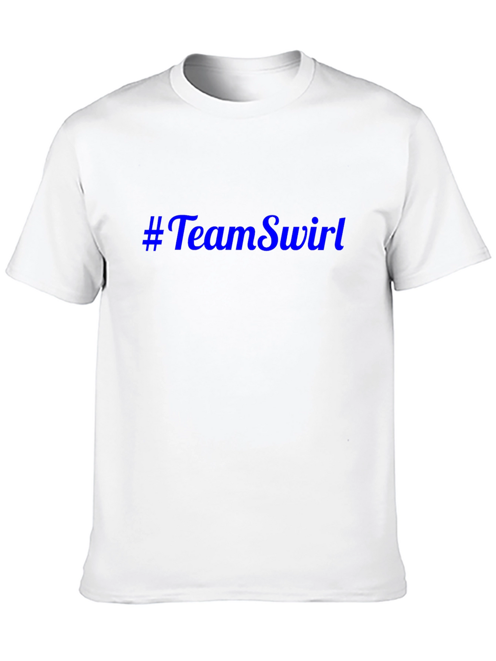 #TeamSwirl Black Cotton T-Shirt