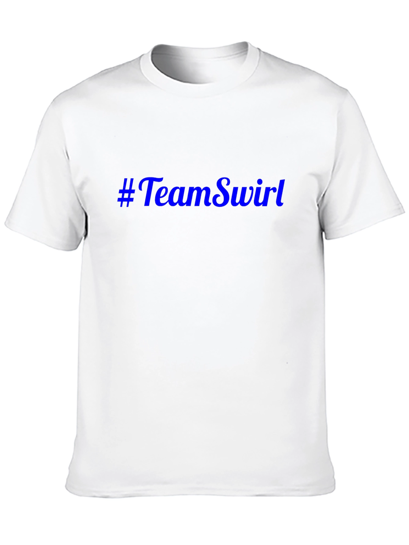 #TeamSwirl Black Cotton T-Shirt