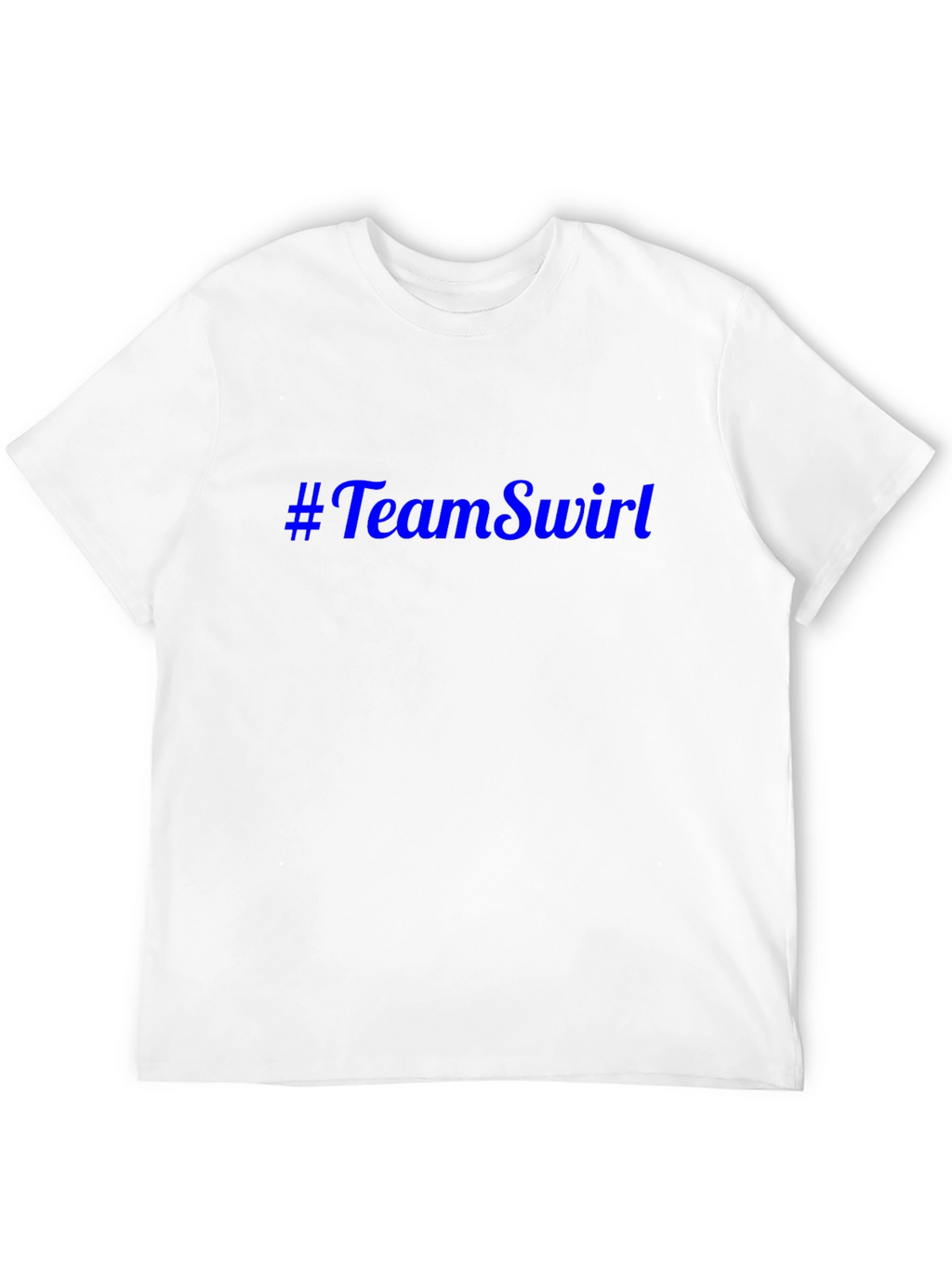 #TeamSwirl Black Cotton T-Shirt