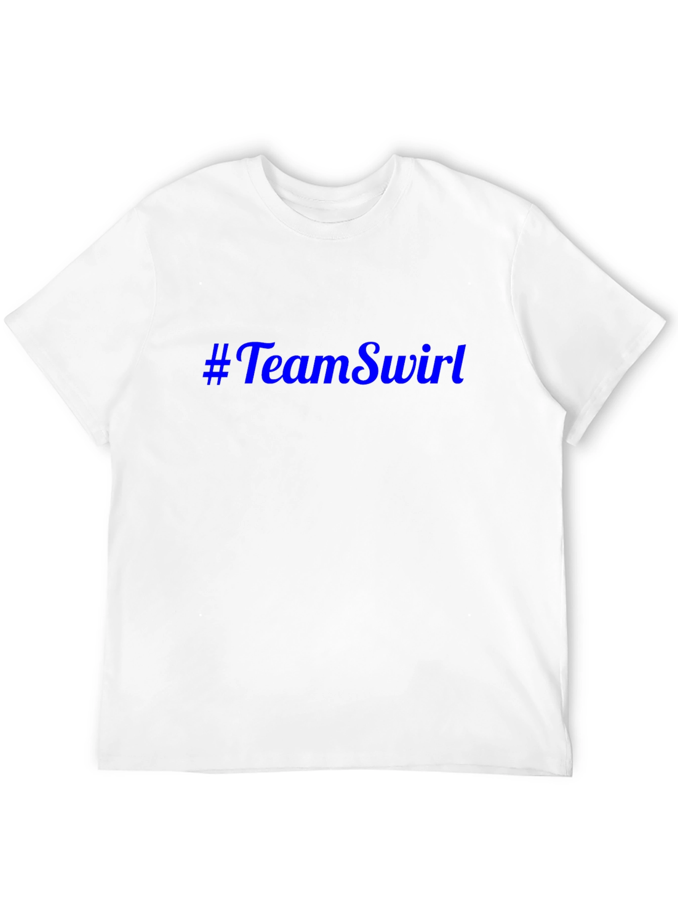 #TeamSwirl Black Cotton T-Shirt