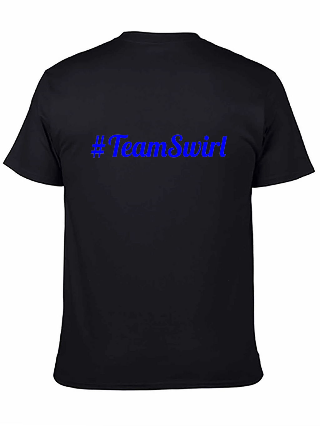 #TeamSwirl Black Cotton T-Shirt
