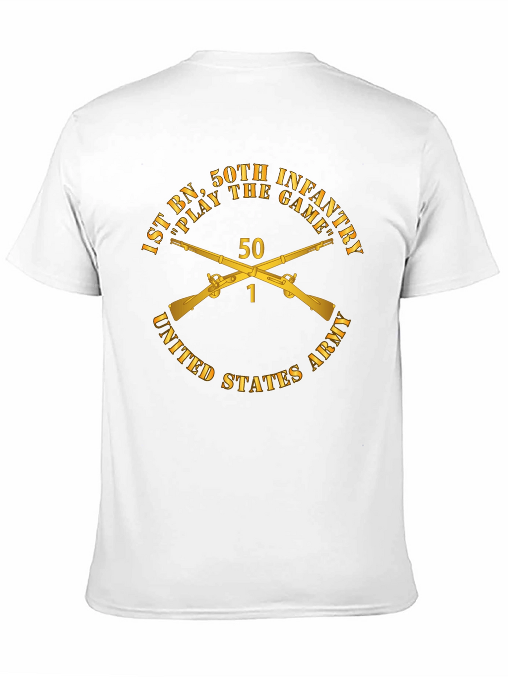 1st BN 50th Infantry T-Shirt - Black