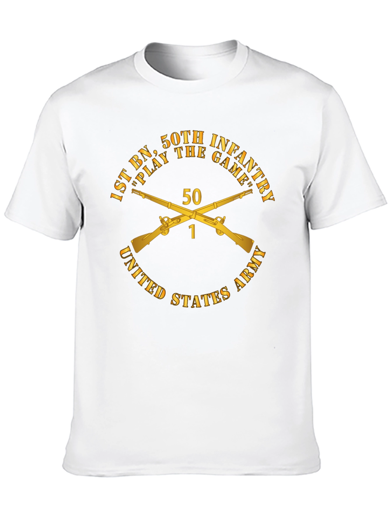 1st BN 50th Infantry T-Shirt - Black