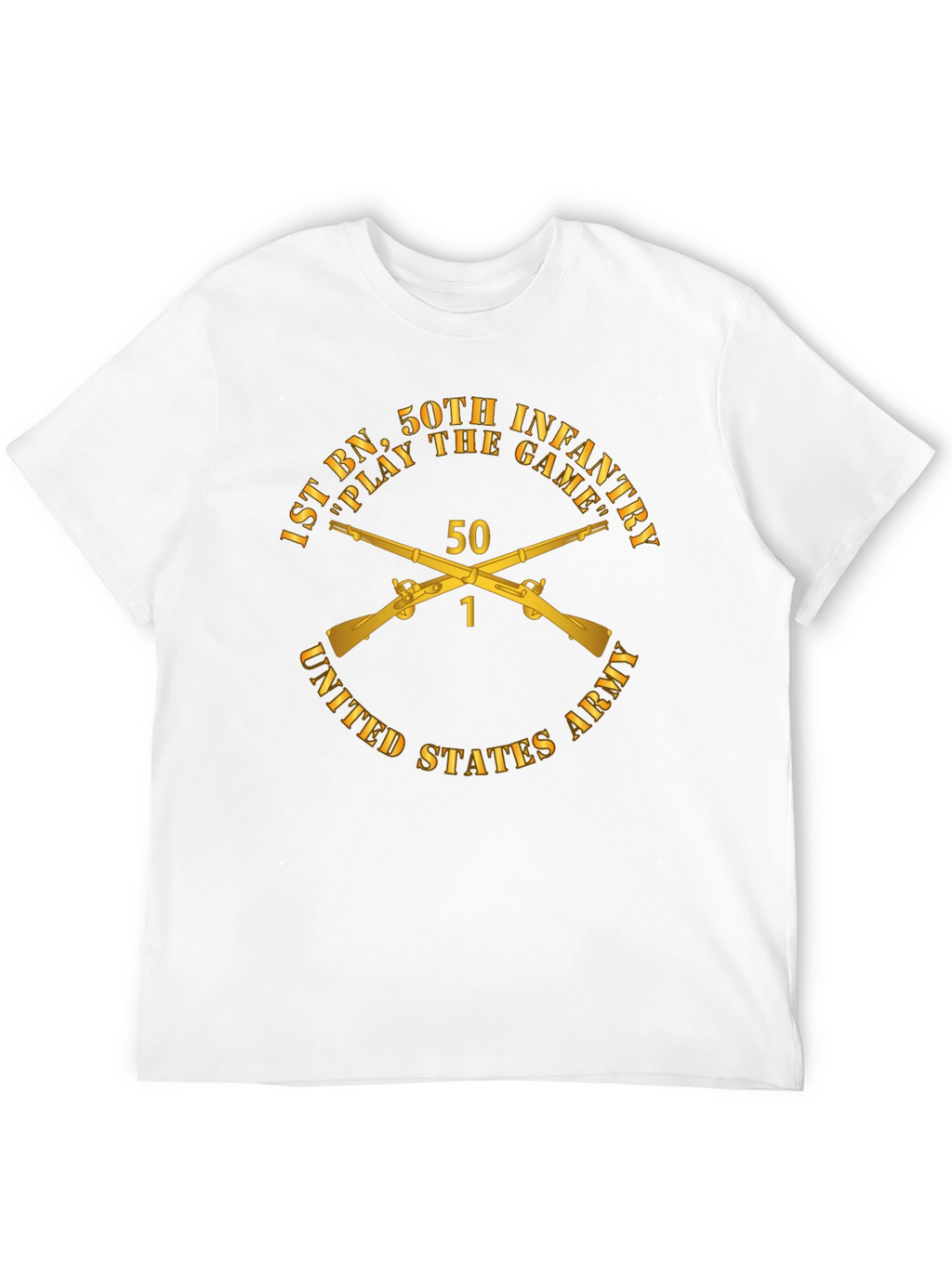 1st BN 50th Infantry T-Shirt - Black