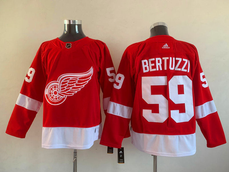 Men's Detroit Red Wings Todd Bertuzzi #59 Red Home Breakaway Player Jerseys