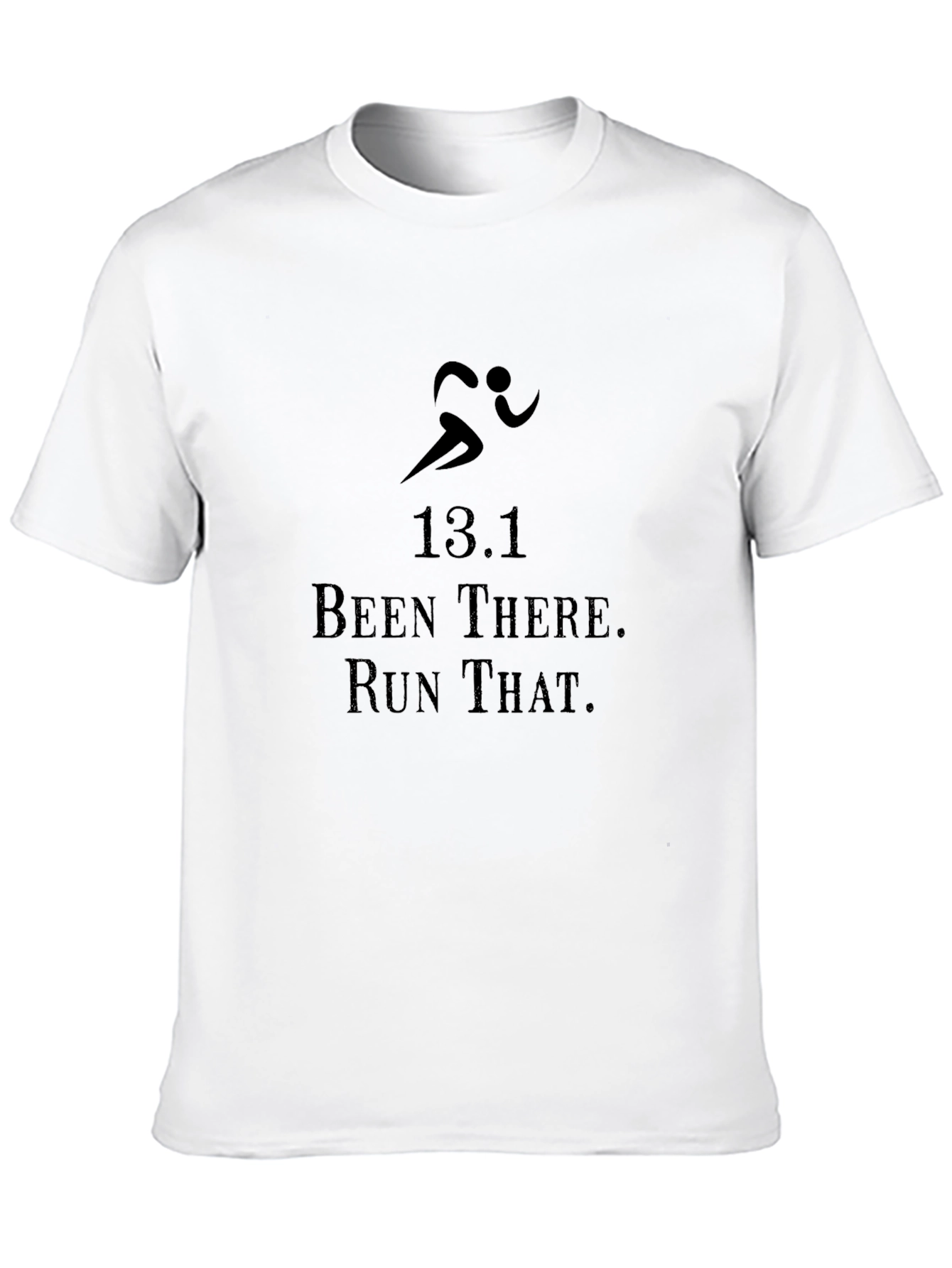 13.1 Been There. Run That. Mens Black T-Shirt
