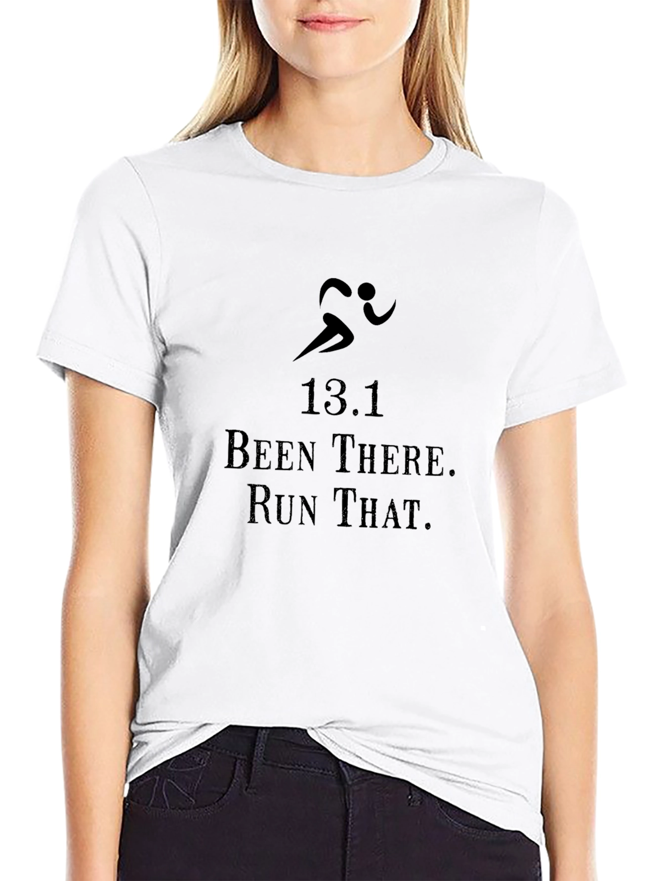 13.1 Been There. Run That. Mens Black T-Shirt
