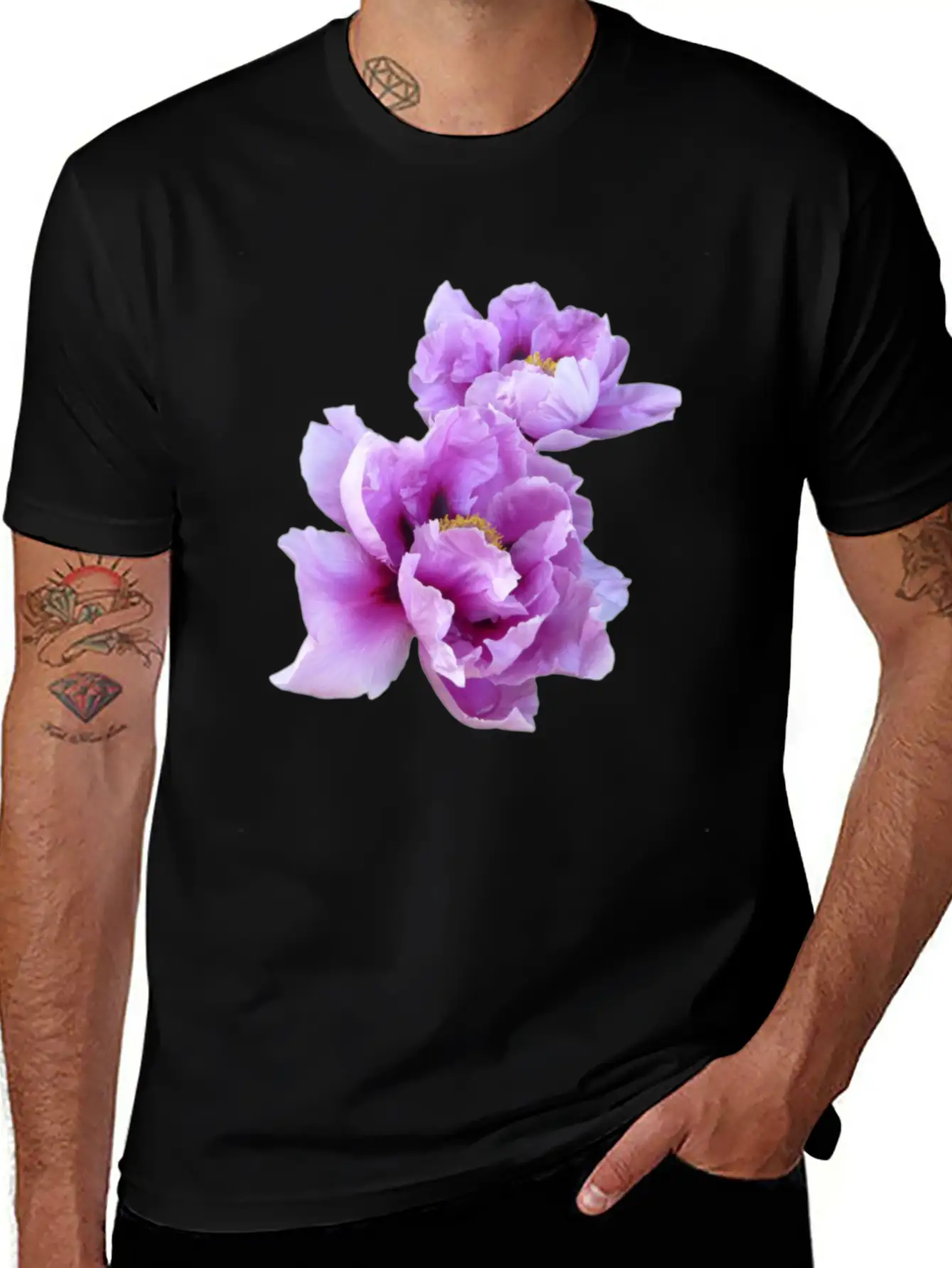 ''Aesthetic'' Flower Modern Fit Casual T-Shirt – Clean And Versatile Design