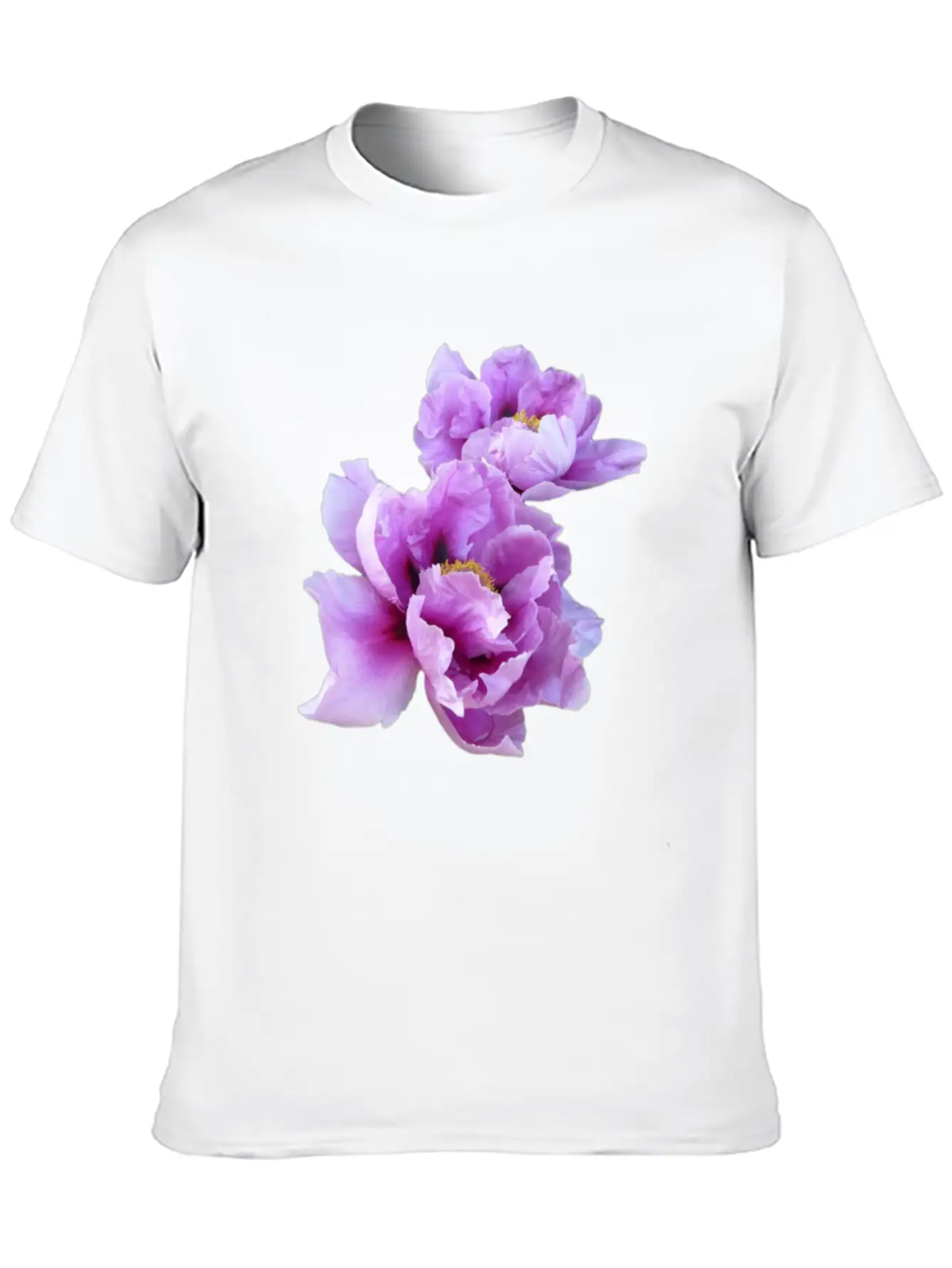 ''Aesthetic'' Flower Modern Fit Casual T-Shirt – Clean And Versatile Design