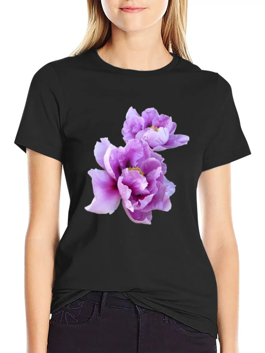 ''Aesthetic'' Flower Modern Fit Casual T-Shirt – Clean And Versatile Design
