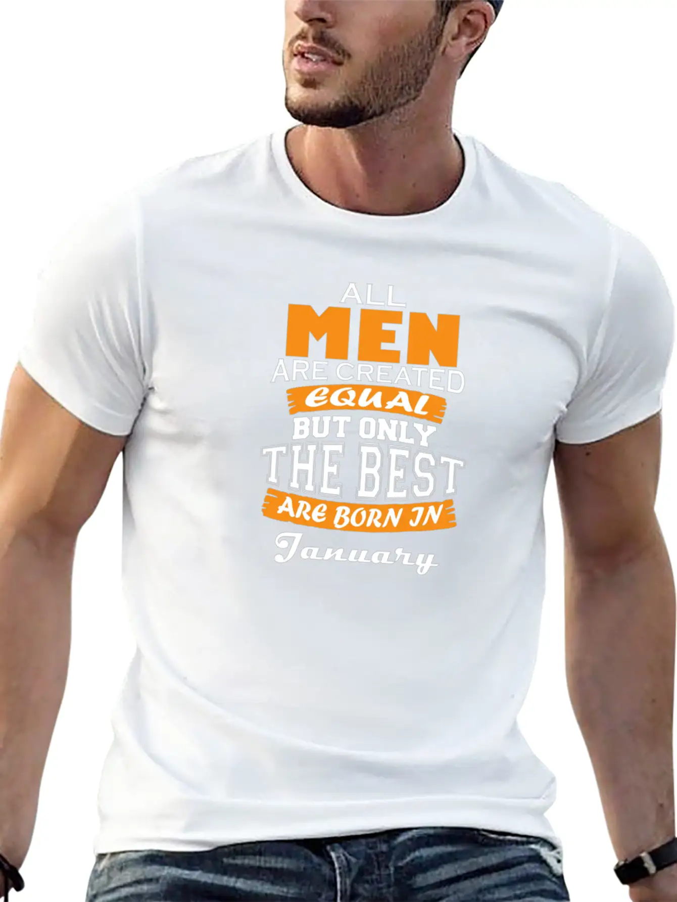 All Men Are Created Equal But Only The Best Are Bo Timeless Short Sleeve Tee – Comfy And Minimalist Design