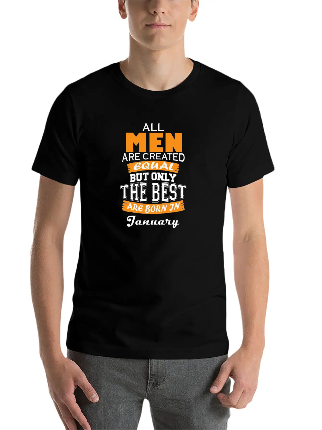 All Men Are Created Equal But Only The Best Are Bo Timeless Short Sleeve Tee – Comfy And Minimalist Design