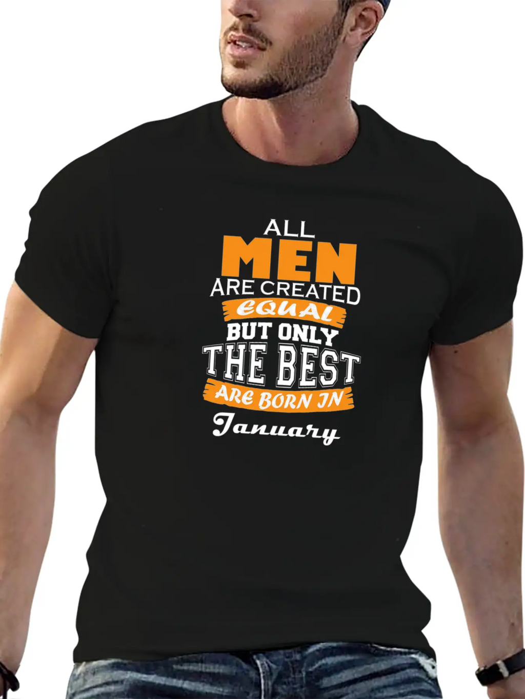 All Men Are Created Equal But Only The Best Are Bo Timeless Short Sleeve Tee – Comfy And Minimalist Design