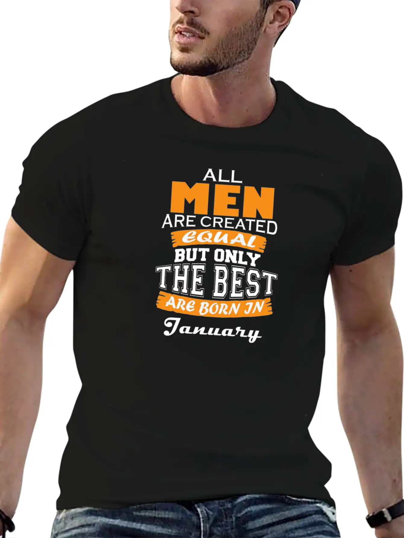 All Men Are Created Equal But Only The Best Are Bo Timeless Short Sleeve Tee – Comfy And Minimalist Design